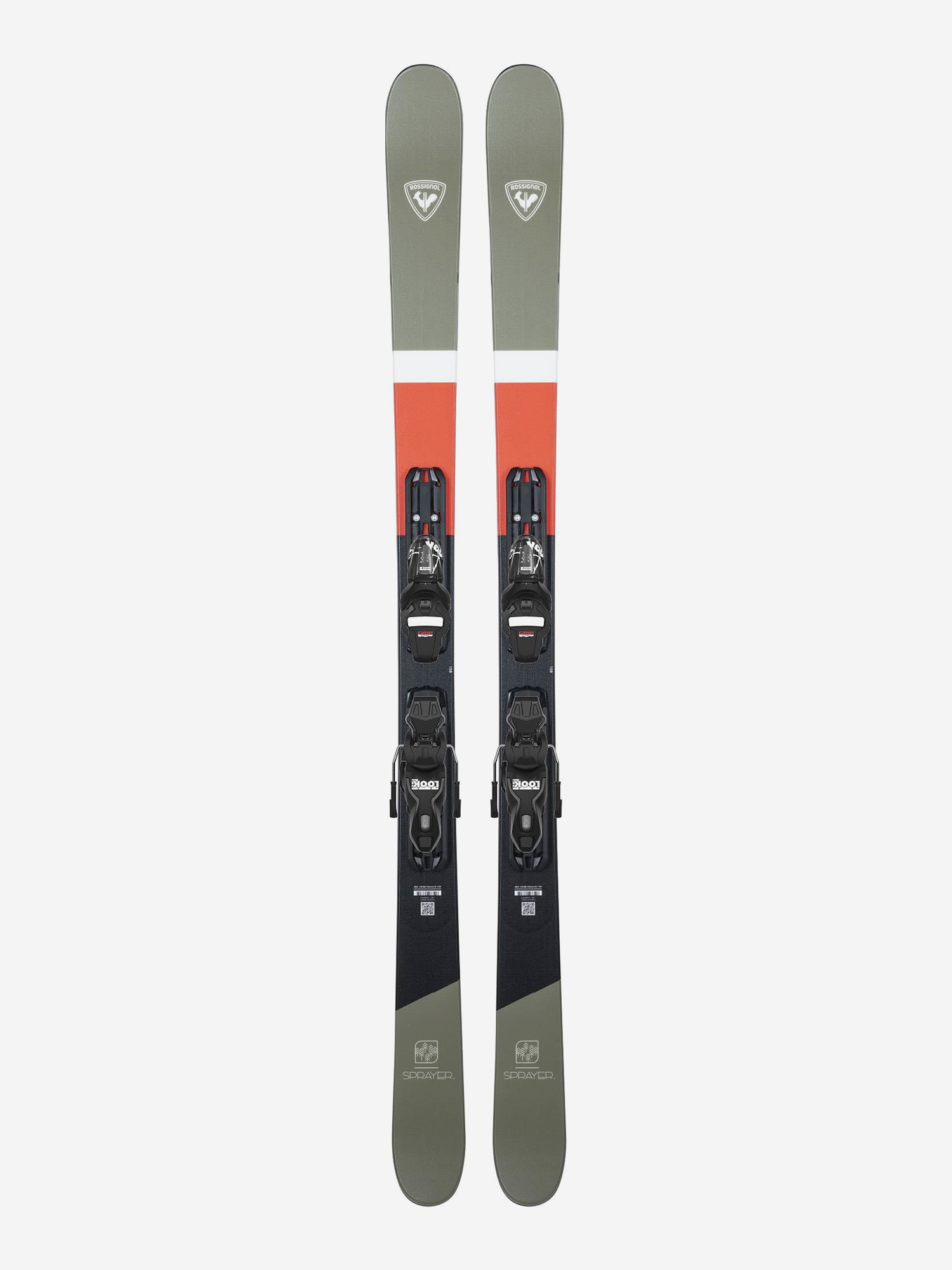 

Горные лыжи детские Rossignol Sprayer + крепления XP10, Розовый