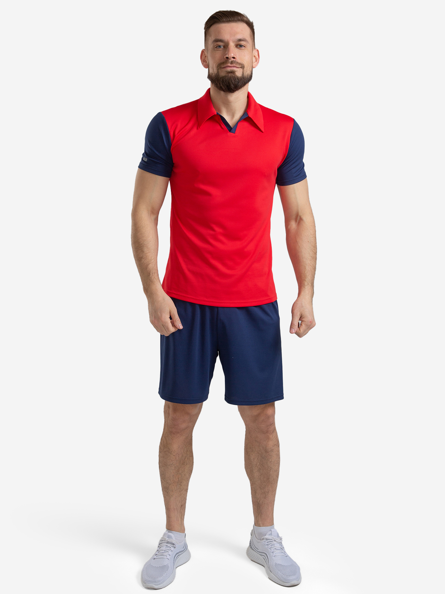 Изображение товара Волейбольная форма CROSSSPORT Вфм-008 мужская всесезонная, красный-синий