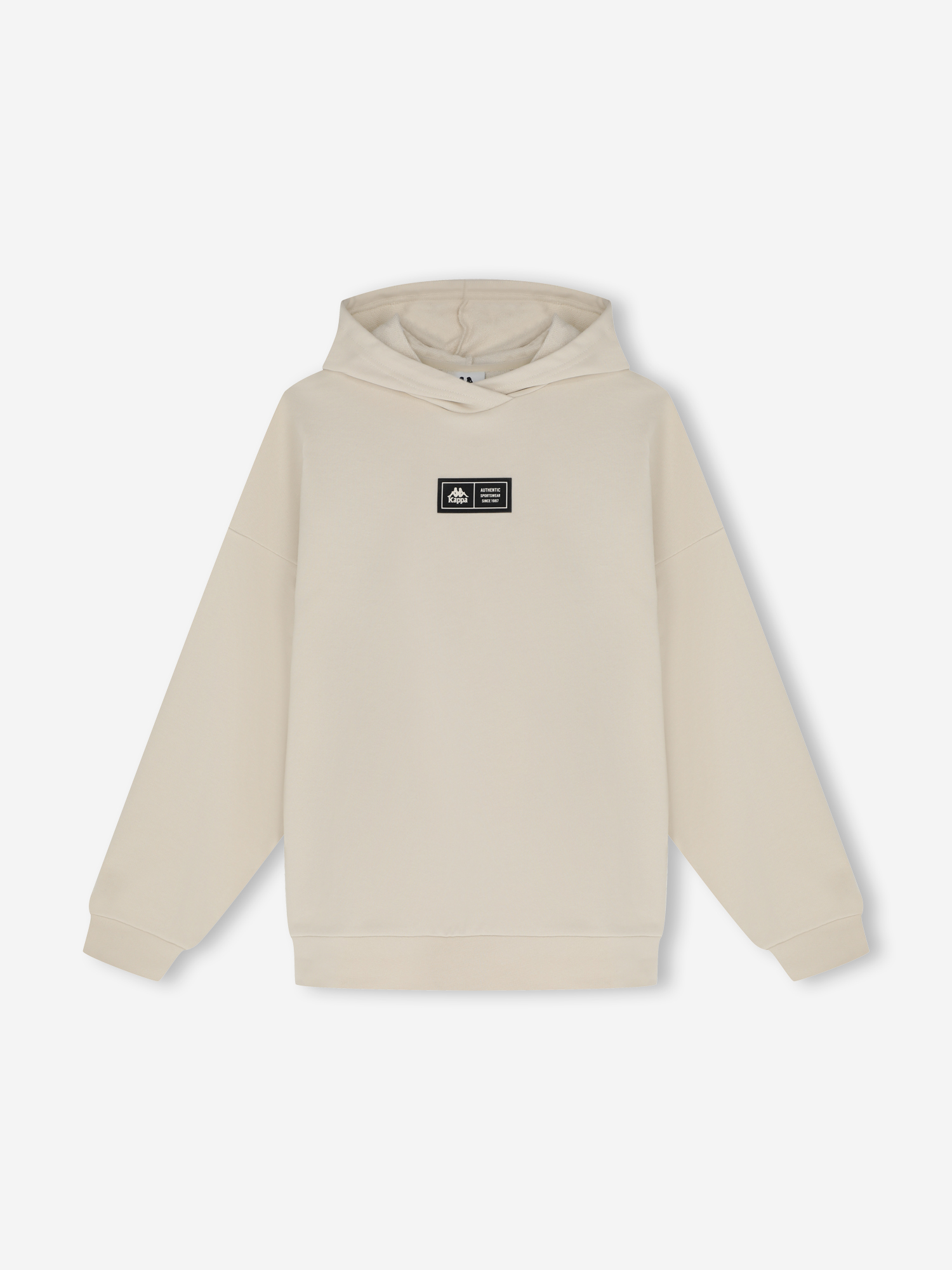 

Худи для девочек оверсайз Kappa, Бежевый