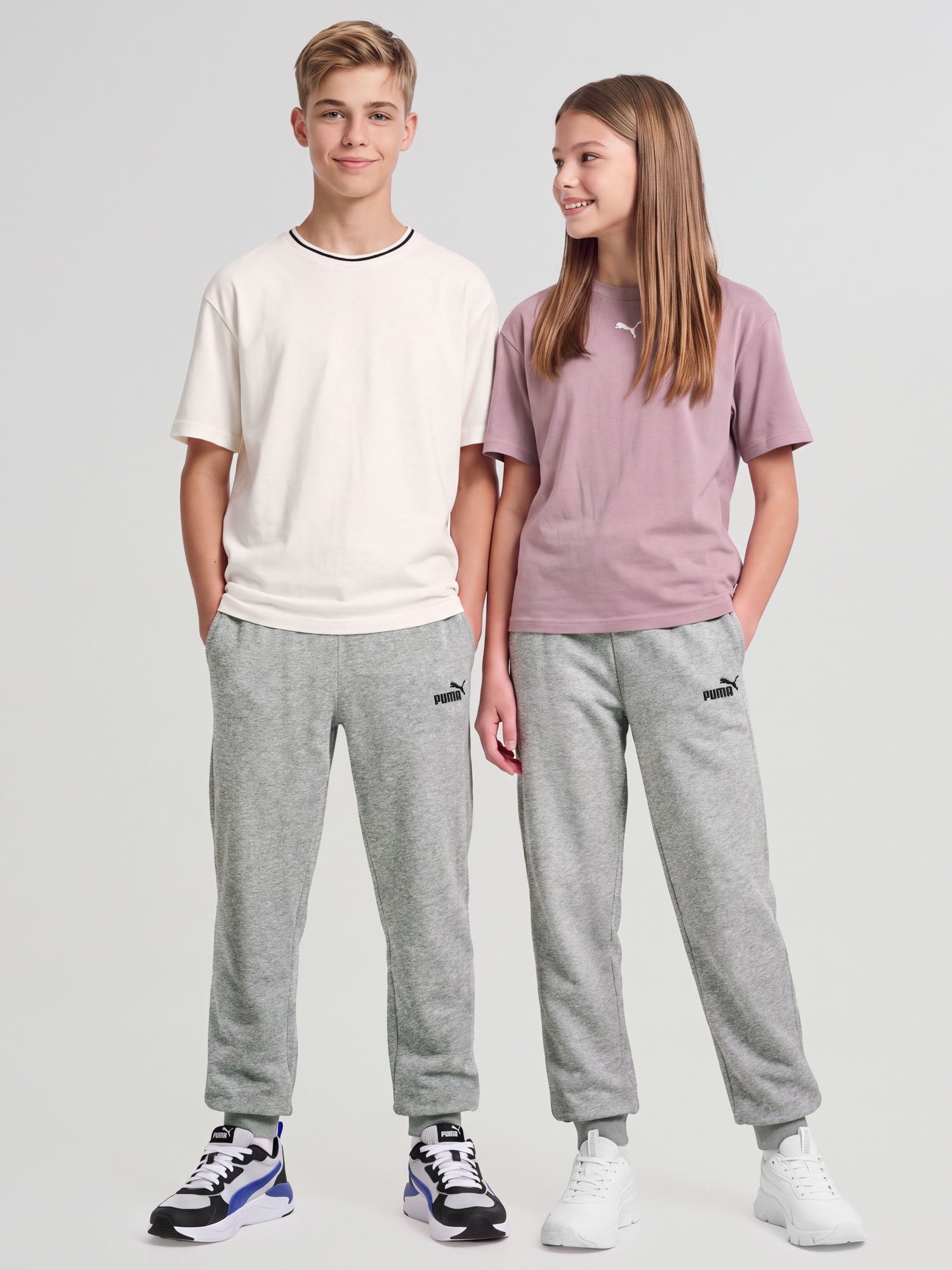 Брюки детские PUMA, Серый