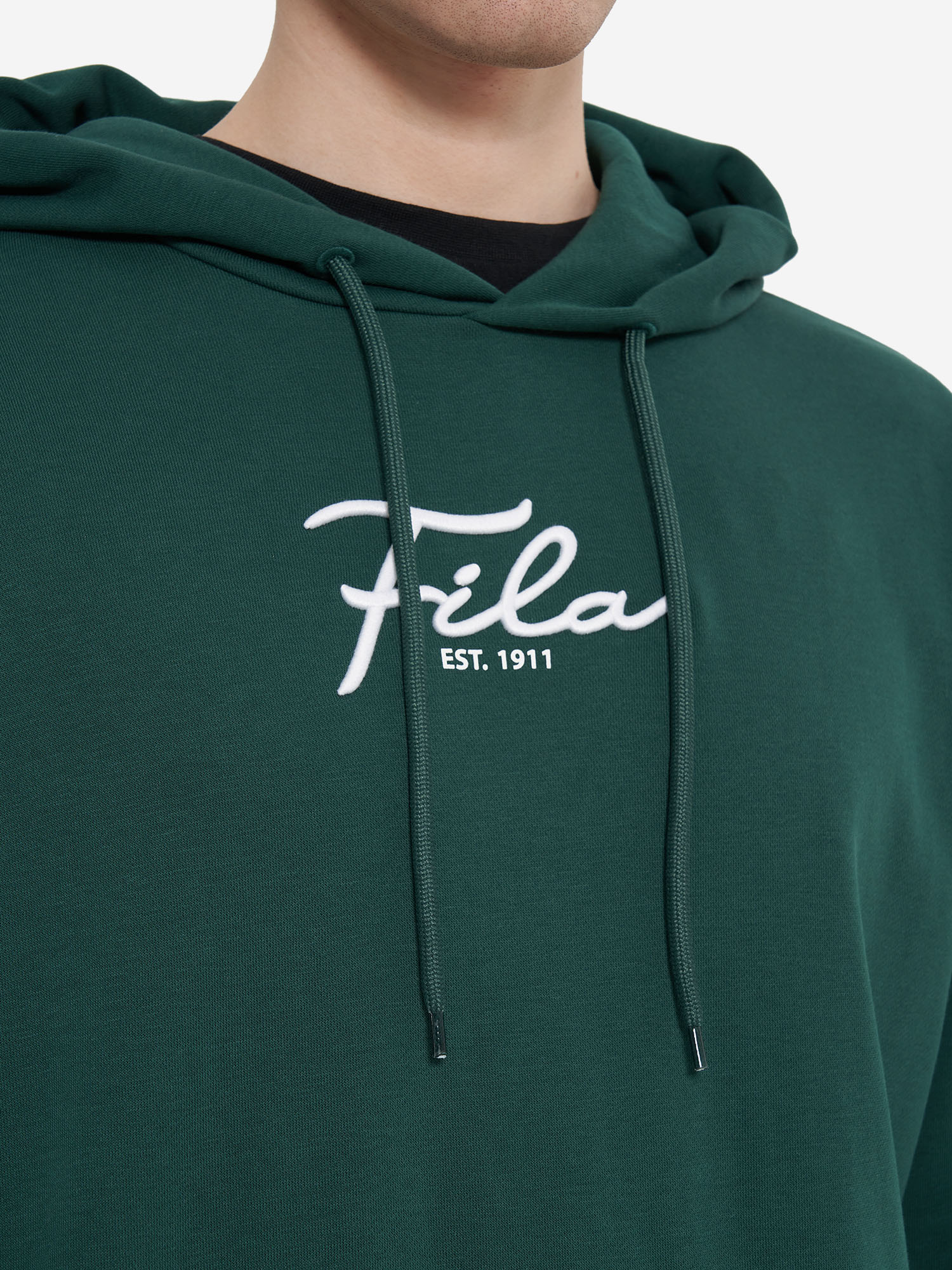 фото Худи мужское fila, зеленый