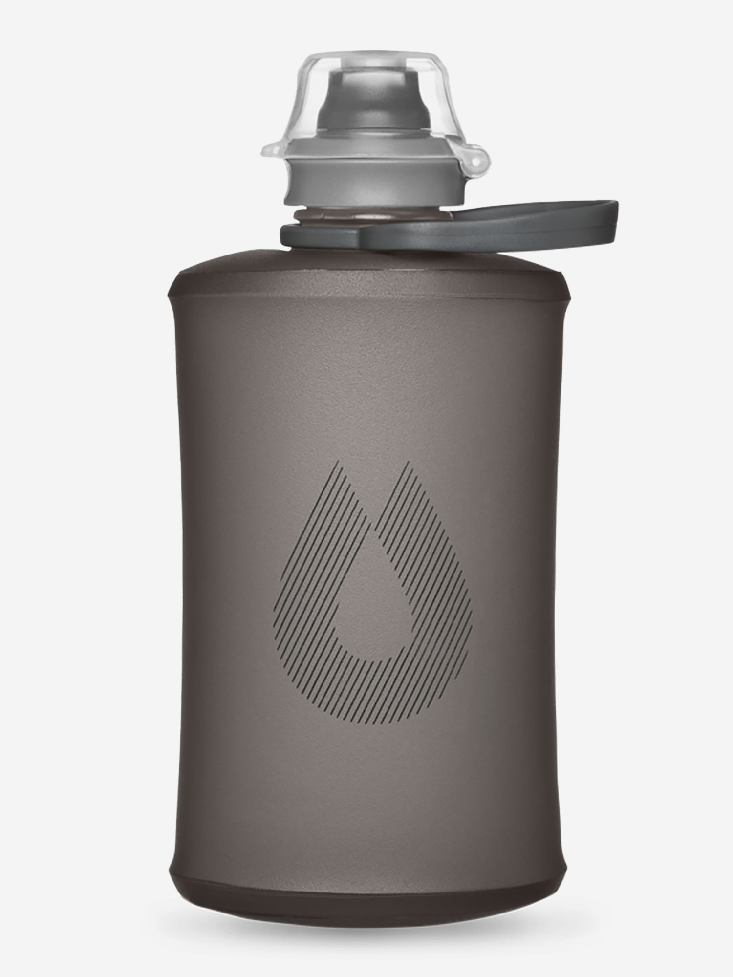 Мягкая фляга для воды HYDRAPAK Stow 0,5L (GS335М) серая, Серый