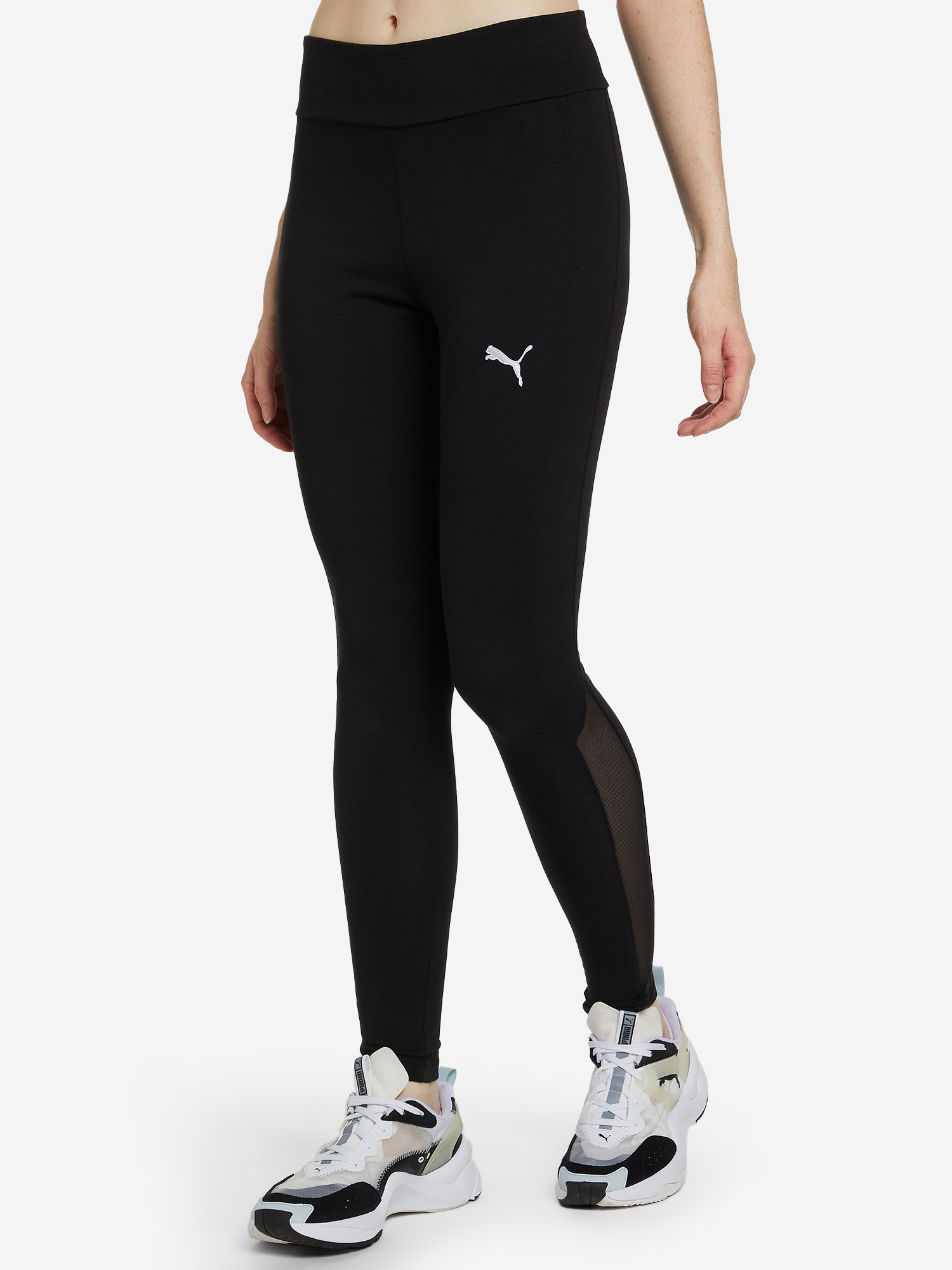 

Легинсы женские PUMA Mesh Panel, Черный