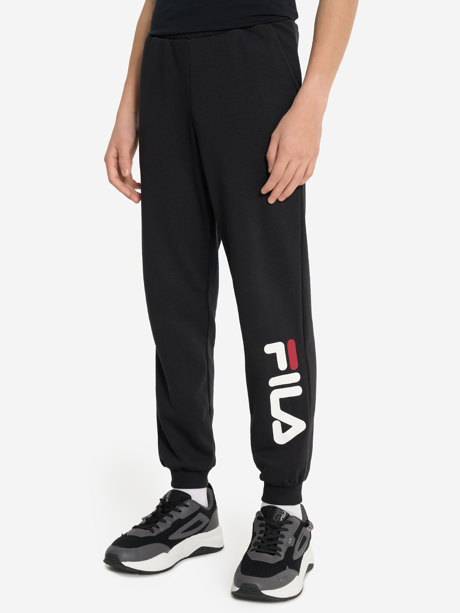 фото Брюки для мальчиков fila, черный