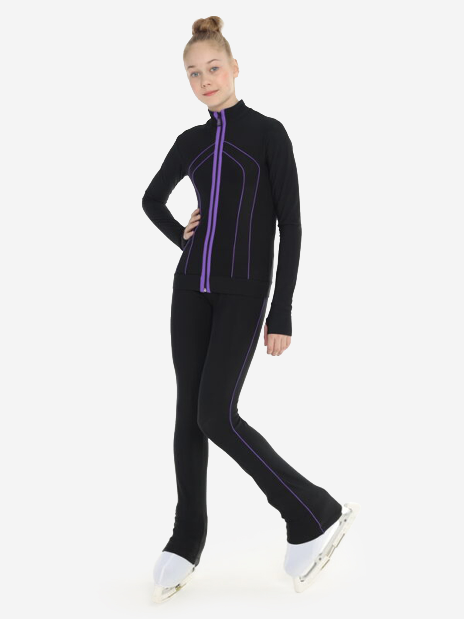 

Костюм спортивный для фигуристов "КАНТ 2" IceDress, Черный