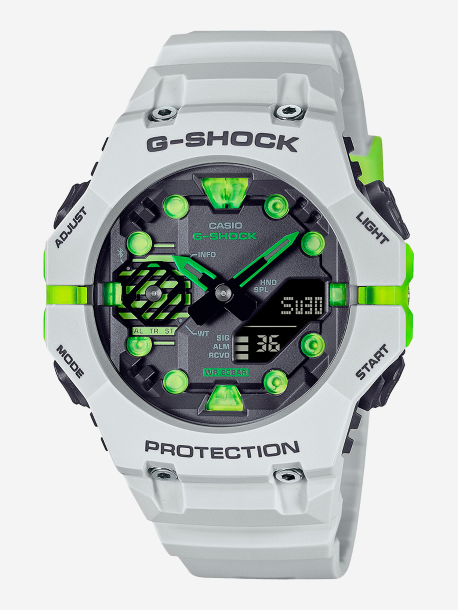 

Спортивные часы CASIO GA-B001MW-8A, Белый