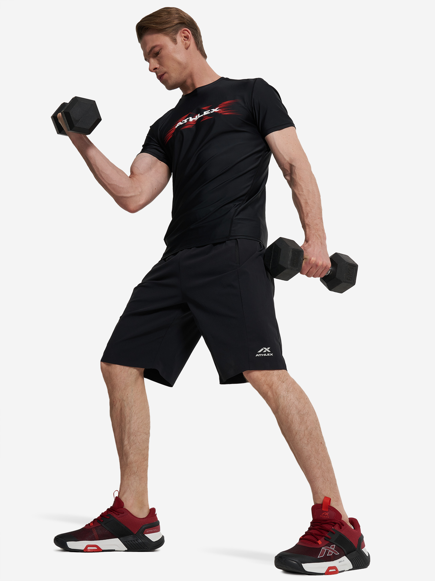 фото Футболка мужская athlex, черный