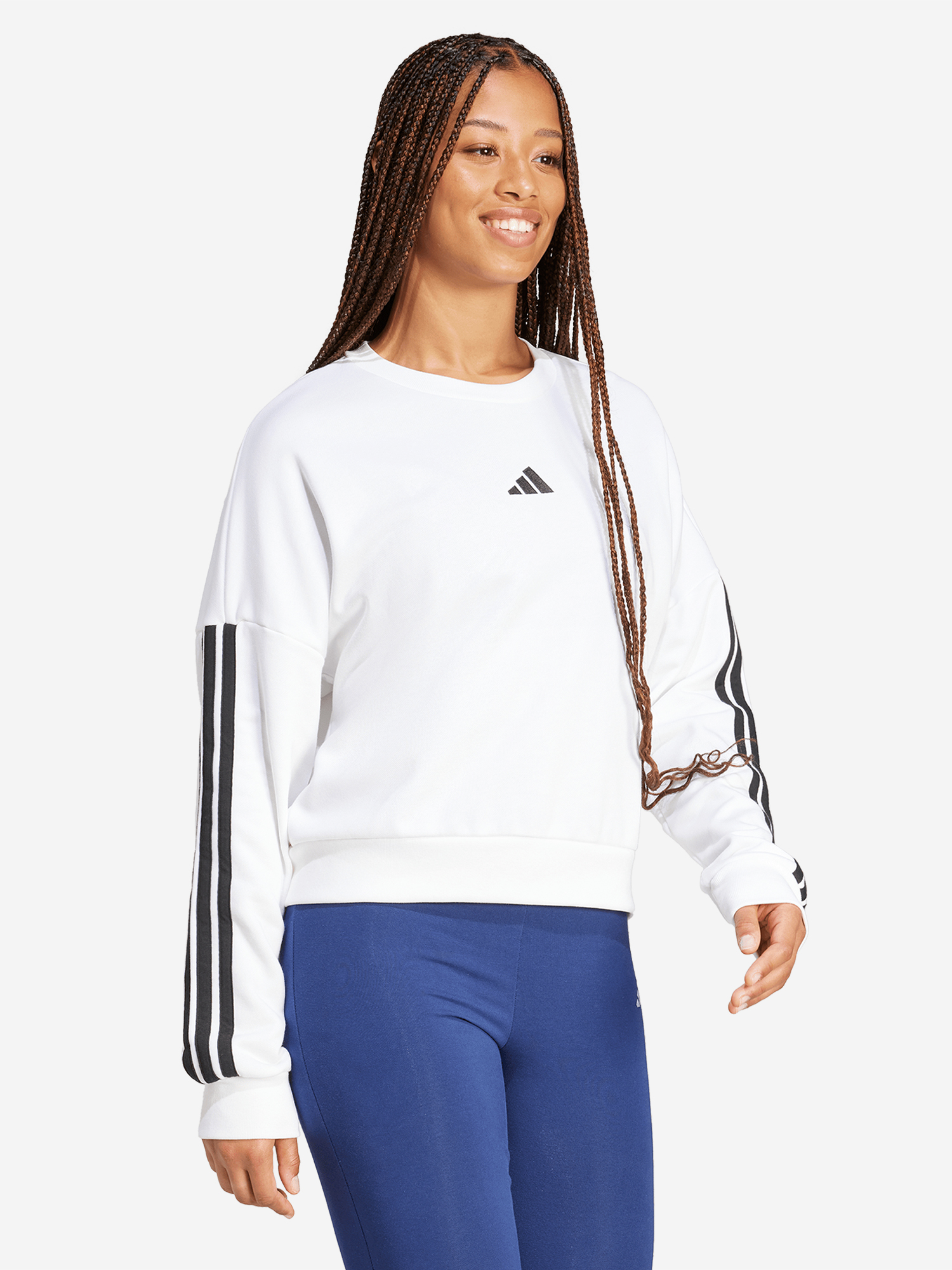 Свитшот женский Adidas, белый, арт. 20873