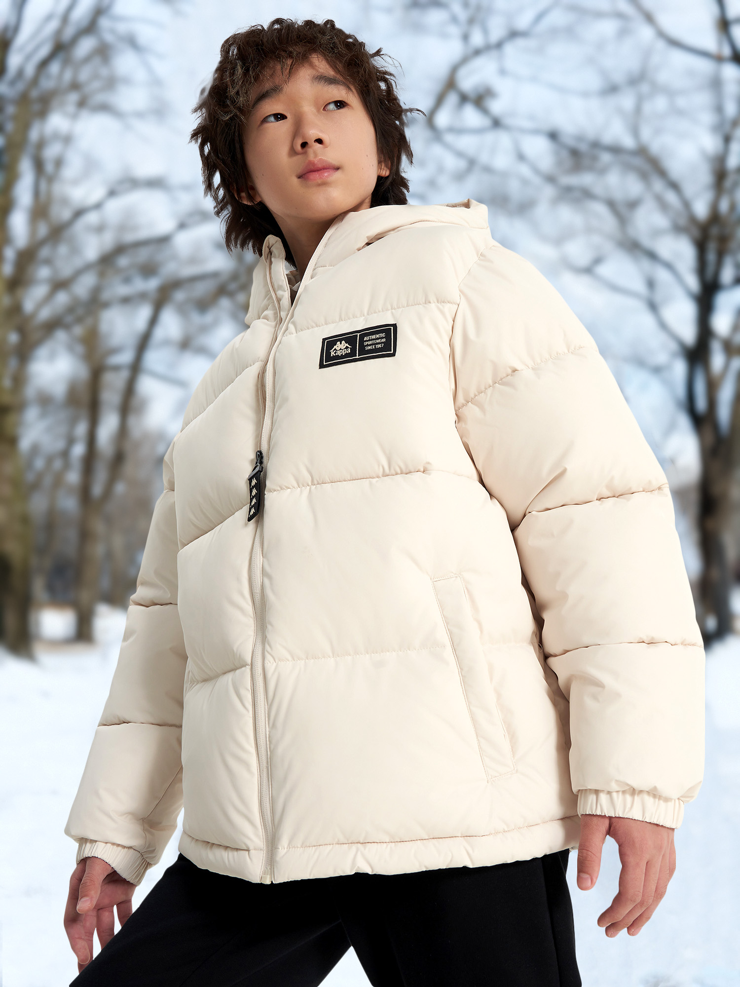 

Пуховик для мальчиков Kappa, Бежевый