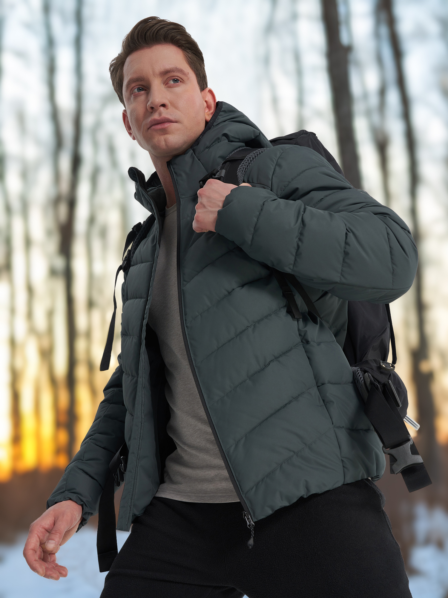 Пуховик Northland, серый, арт. 139187n16-91