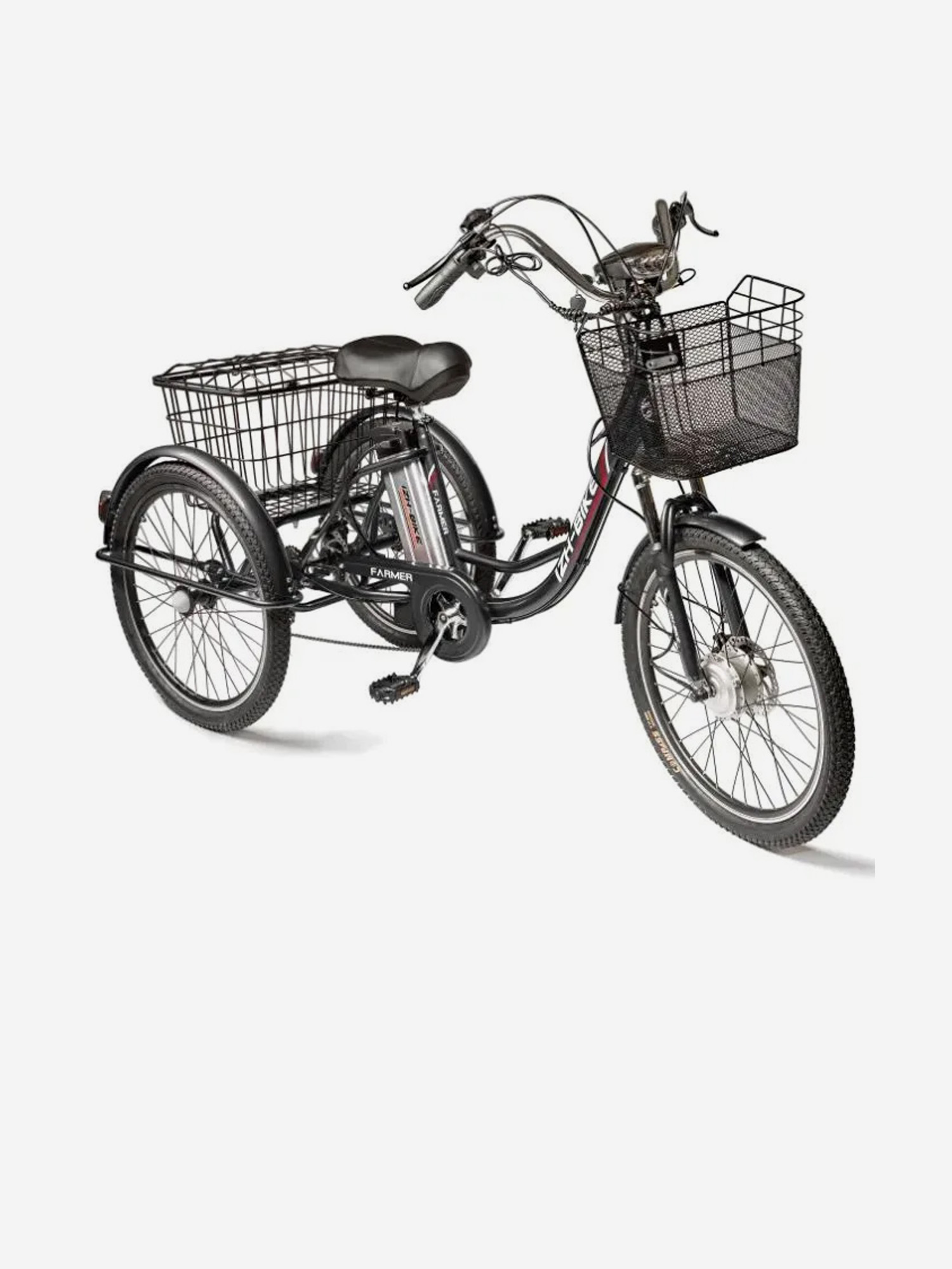 

Трехколесный электровелосипед для взрослых Izh-Bike (Иж-Байк) Фермер 24", Черный