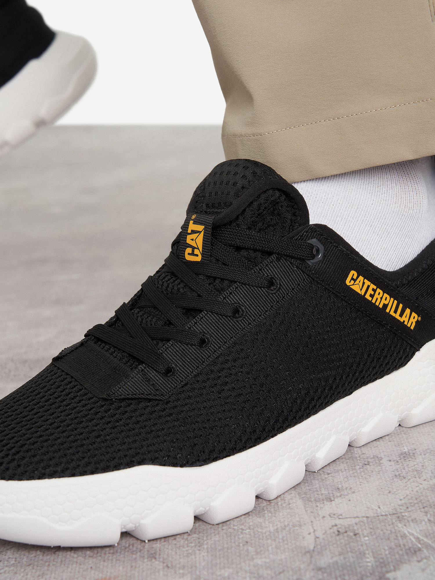 фото Кроссовки мужские caterpillar hex lite vent, черный