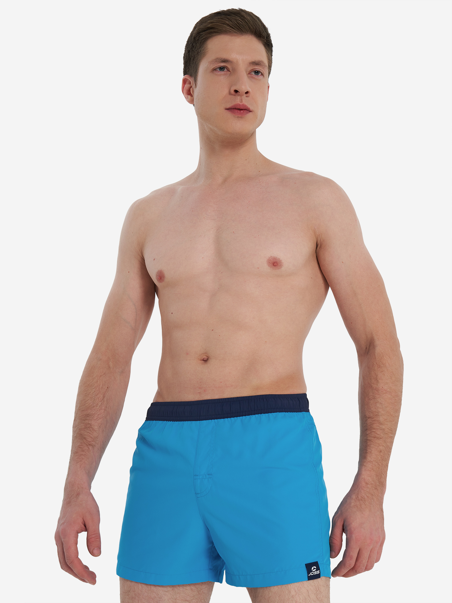 Изображение товара Мужские плавательные шорты Joss Лазурный быстросохнущие для пляжа спорт