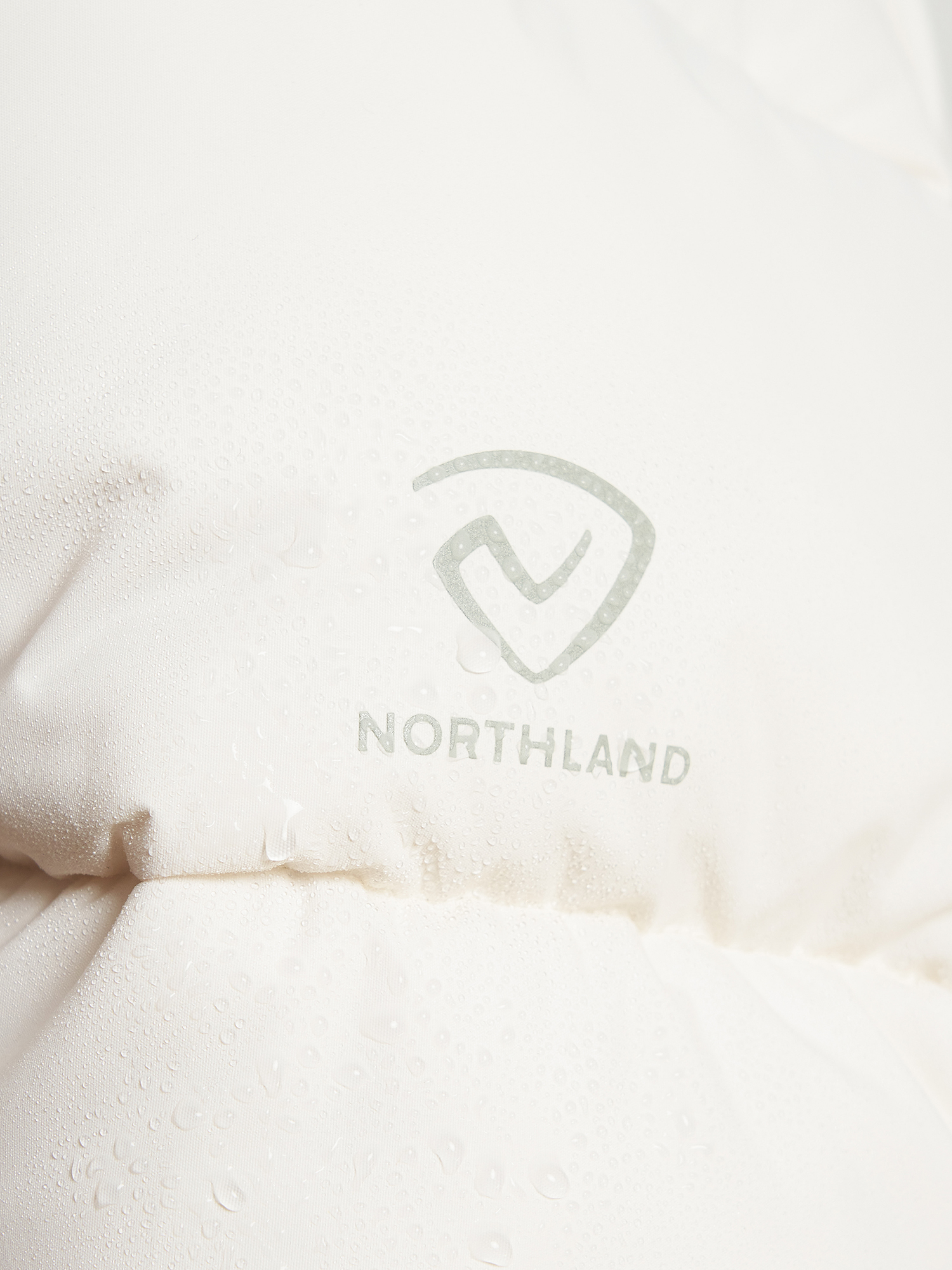 Пуховик со светоотражателями женский Northland, Белый