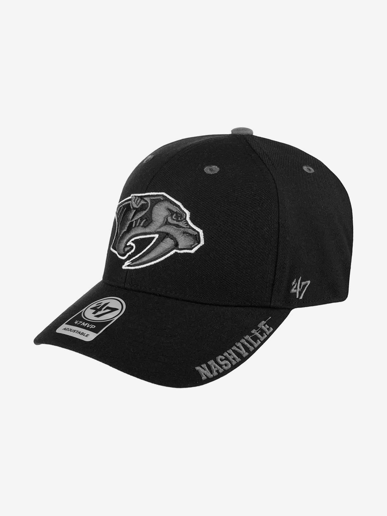 

Бейсболка 47 BRAND H-DEFRO30WBV Nashville Predators NHL (черный), Черный