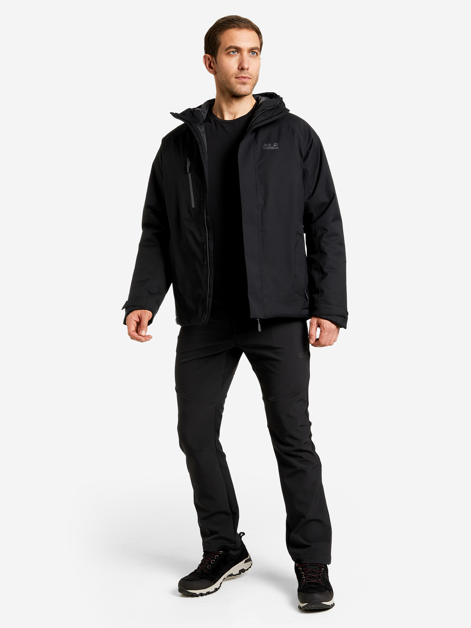 Куртка утепленная мужская Jack Wolfskin Troposphere, Черный 1115321J01-6000, размер 46 - фото 4