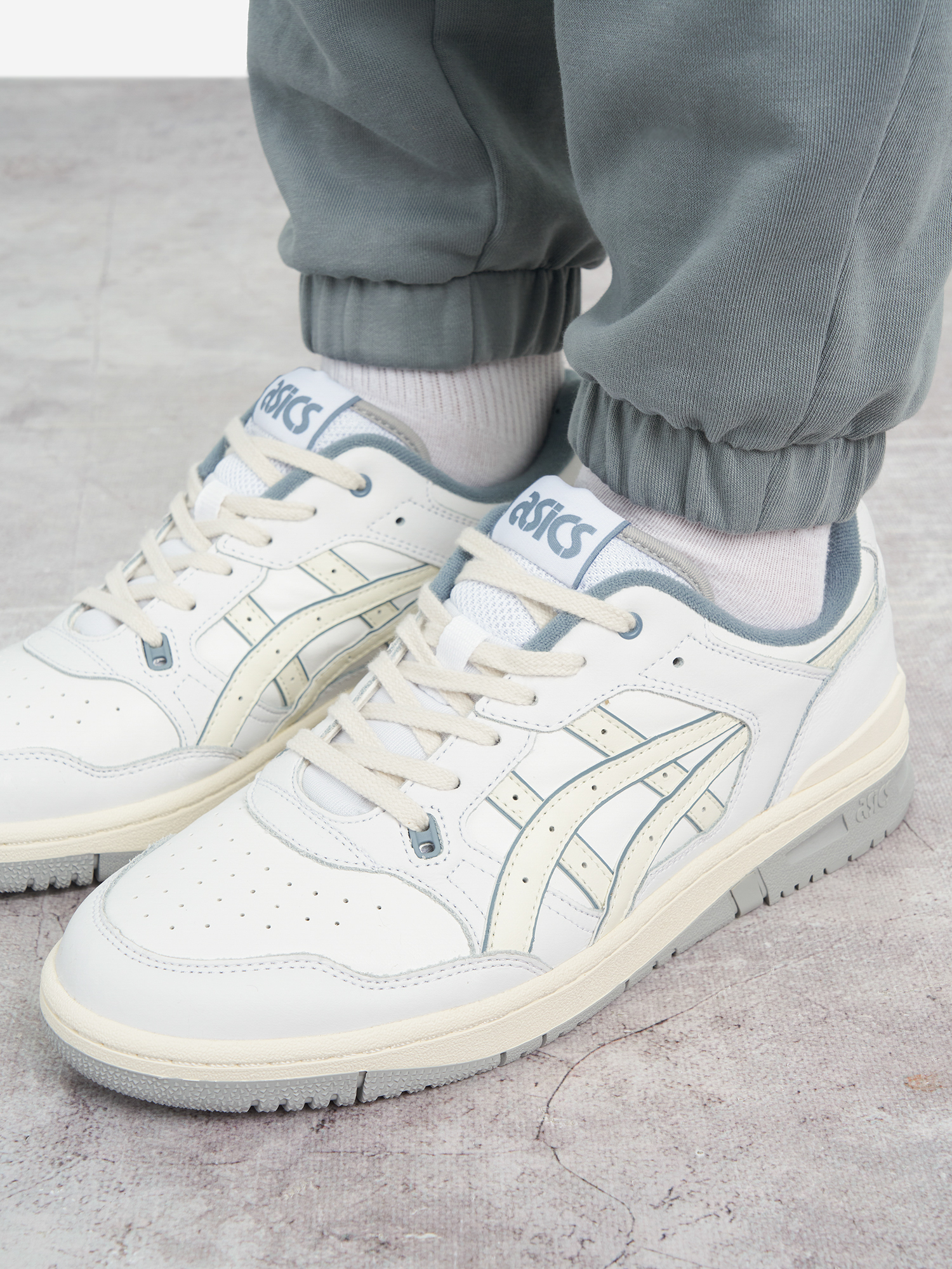 фото Кеды мужские asics ex89, белый