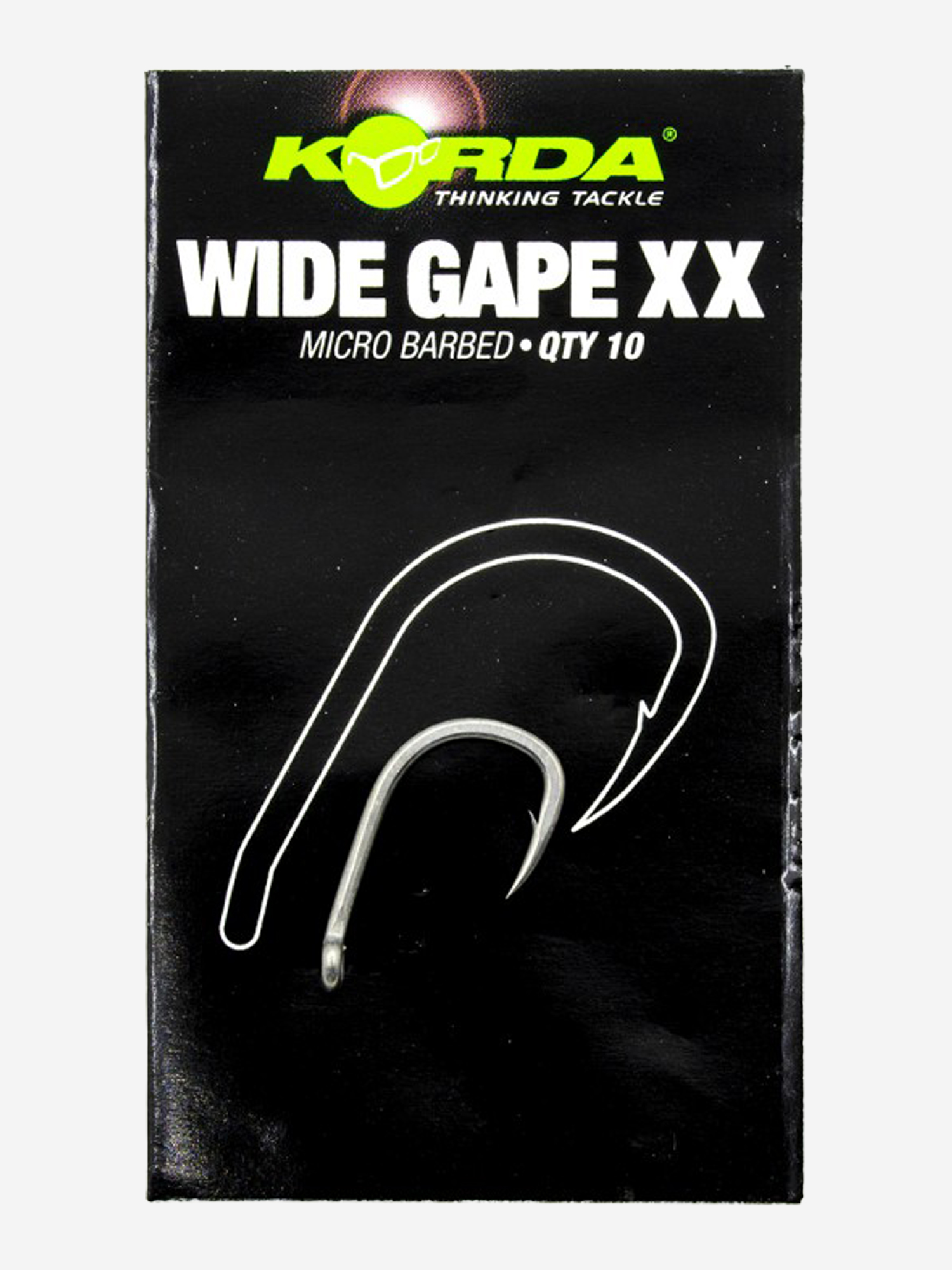 Изображение товара Крючок KORDA Wide Gape-XX №8 с бородкой для карповой рыбалки Изображение товара Крючок KORDA Wide Gape-XX №8 с бородкой для карповой рыбалки