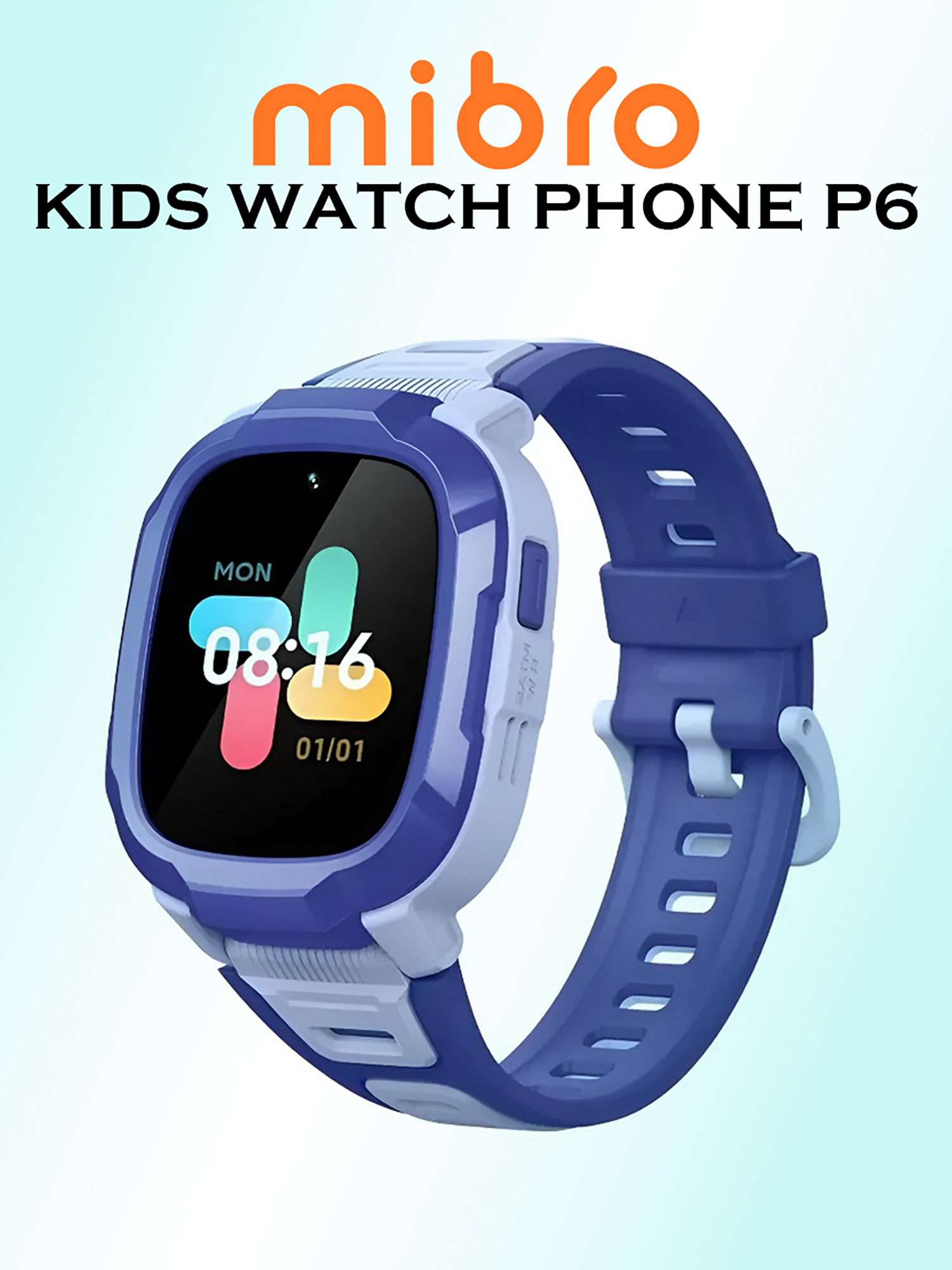 Изображение товара Детские часы Mibro P6, XPSWP004B, синие, Синий