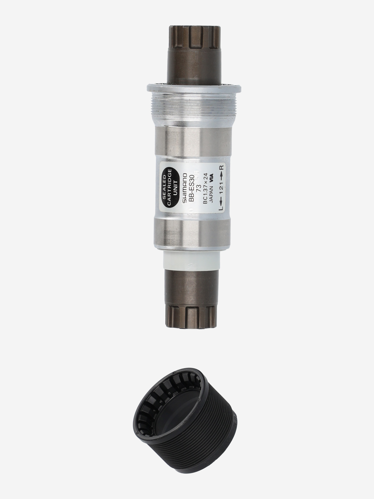 

Каретка для велосипеда Shimano BB-ES30 BC 1.37x24TPI, Серебряный