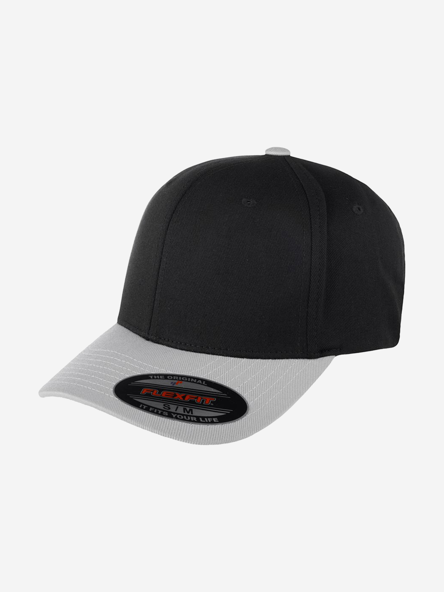 Изображение товара Бейсболка FLEXFIT 6277T из полиэстера с изогнутым козырьком универсальная