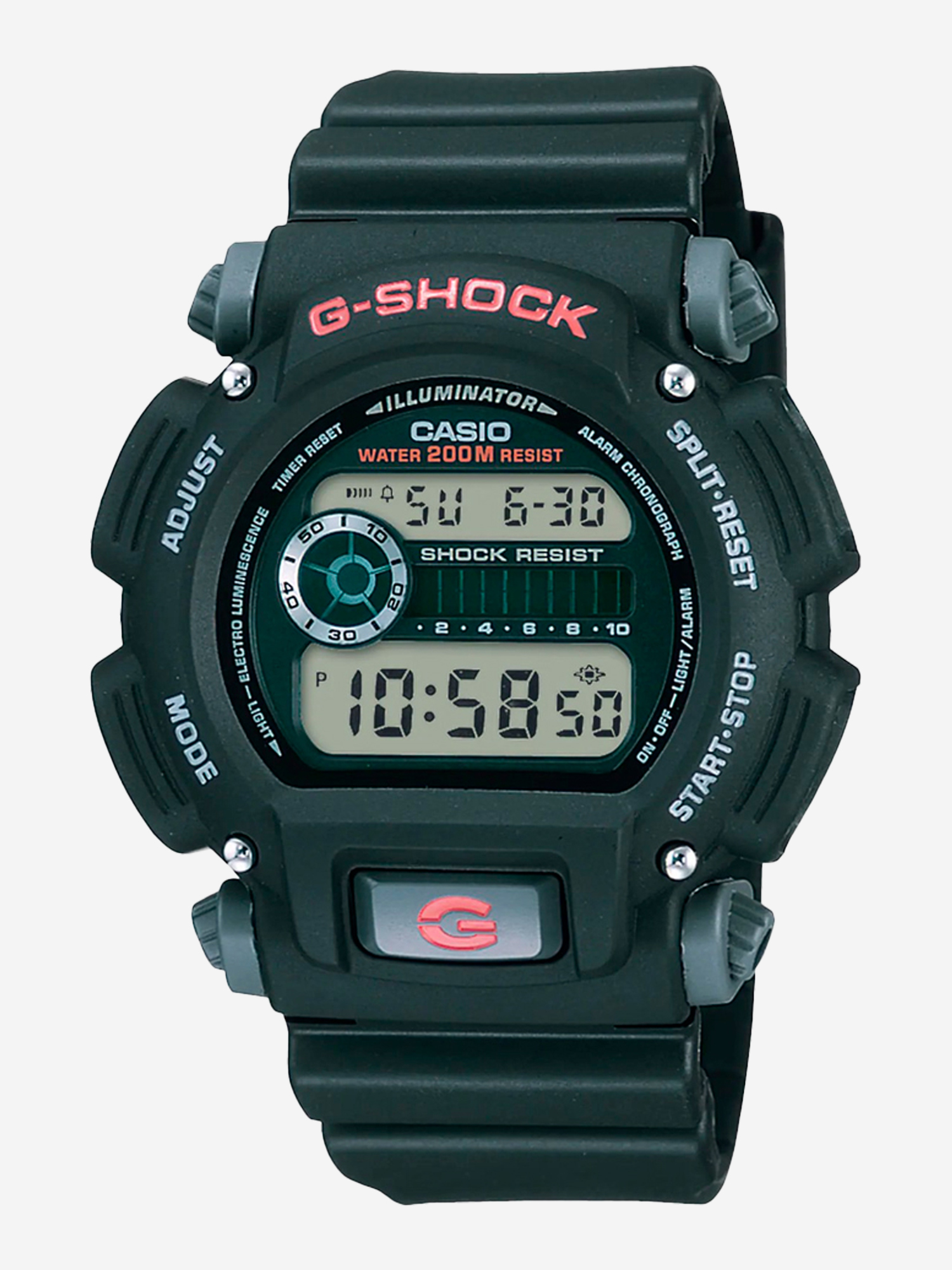 

Спортивные часы CASIO DW-9052-1E, Зеленый