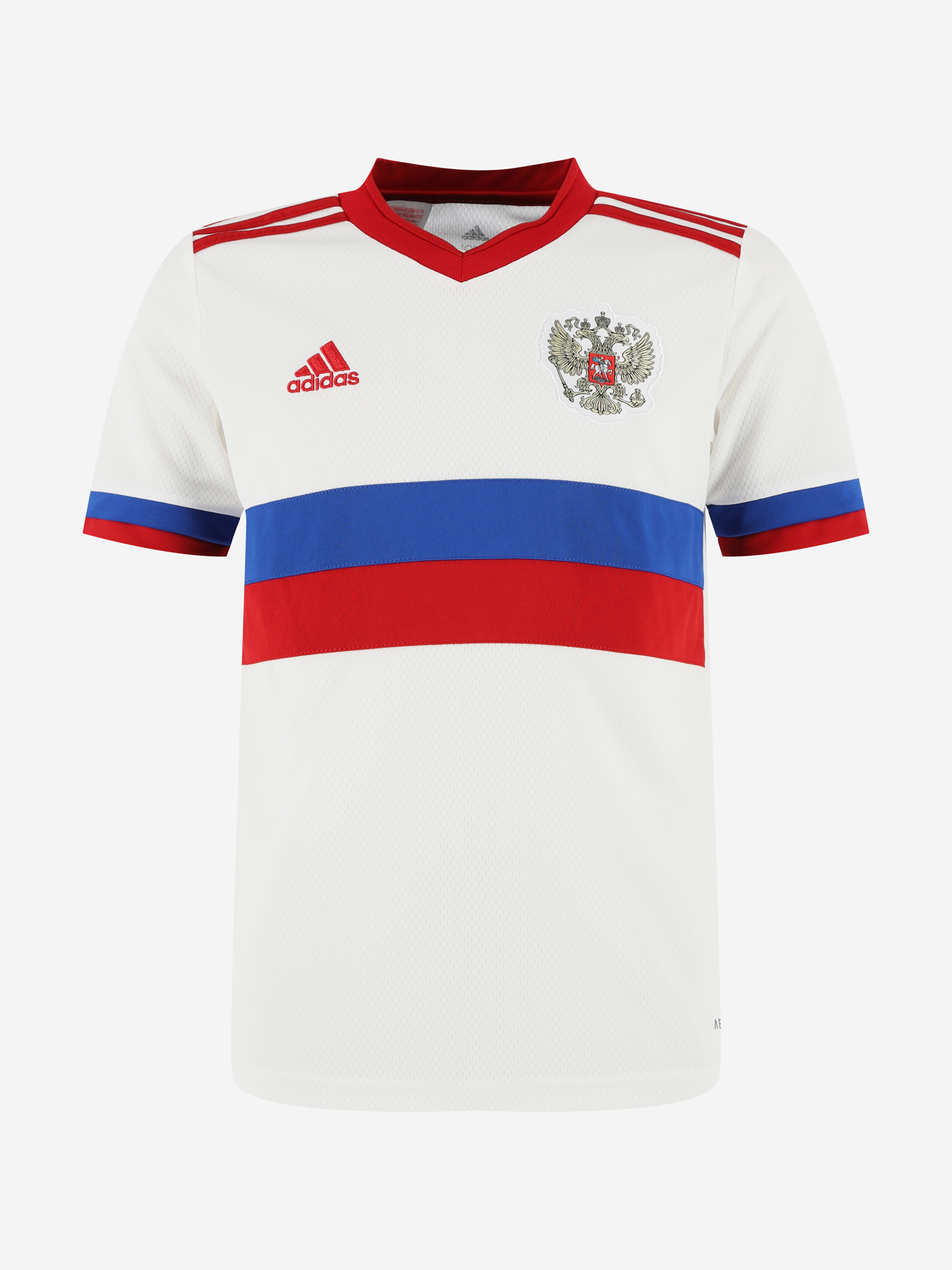 

Гостевая футболка сборной России для мальчиков, adidas, Белый