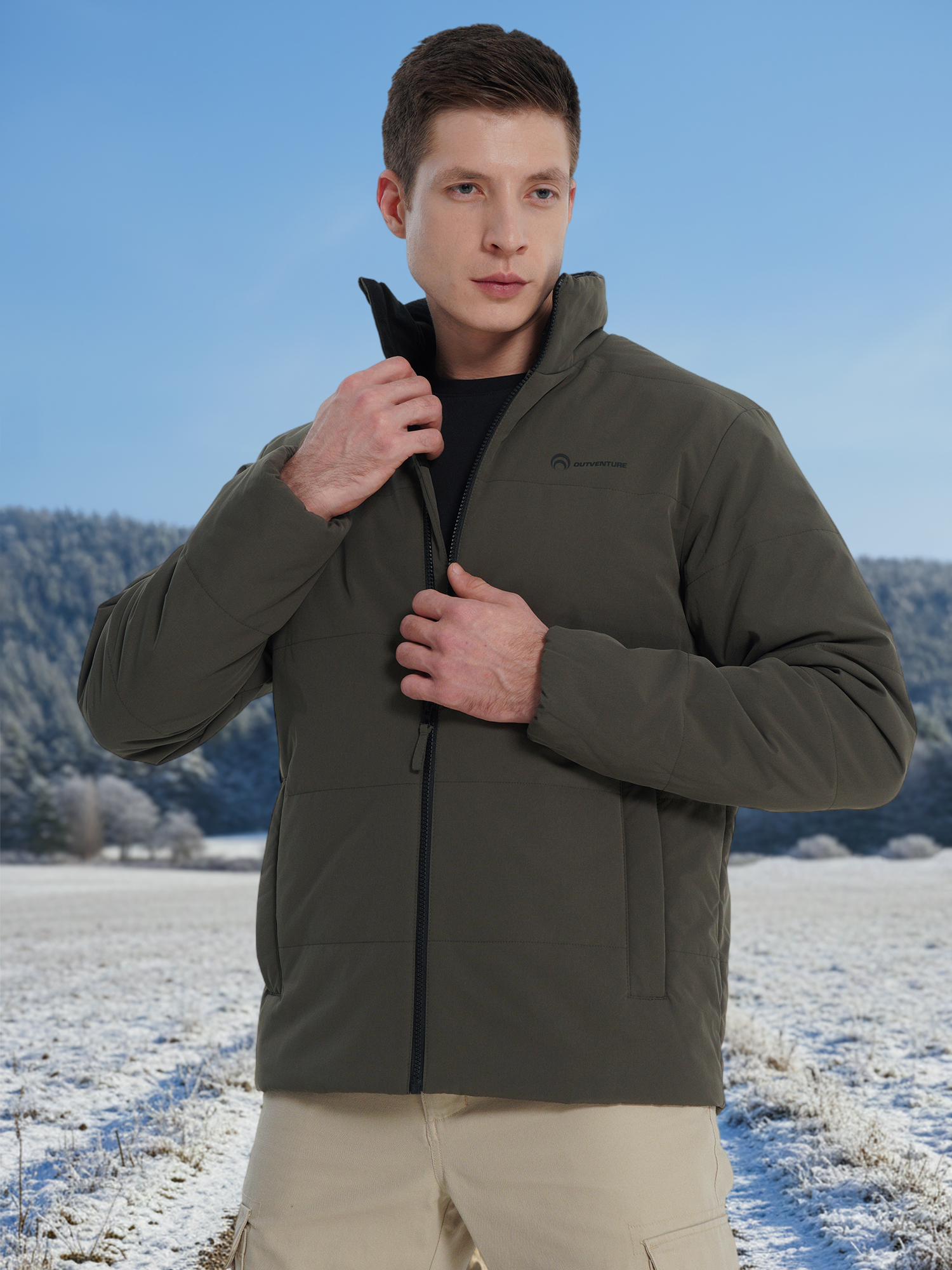 Куртка утепленная Outventure, коричневый, арт. 34474
