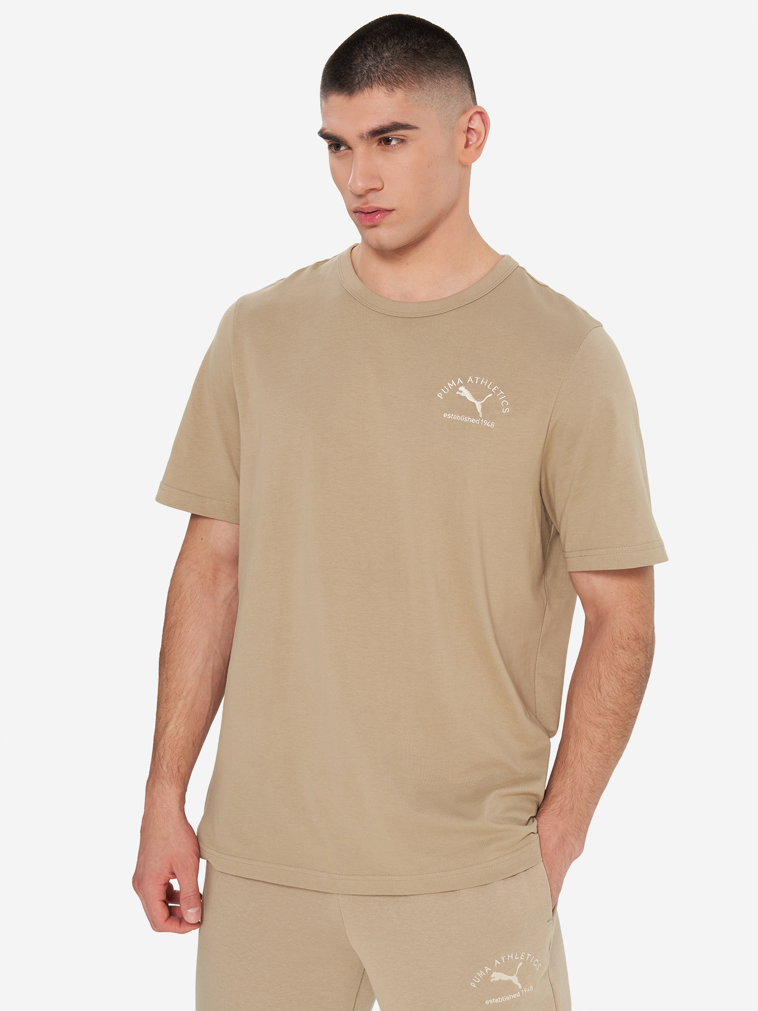 

Футболка мужская PUMA Class, Коричневый