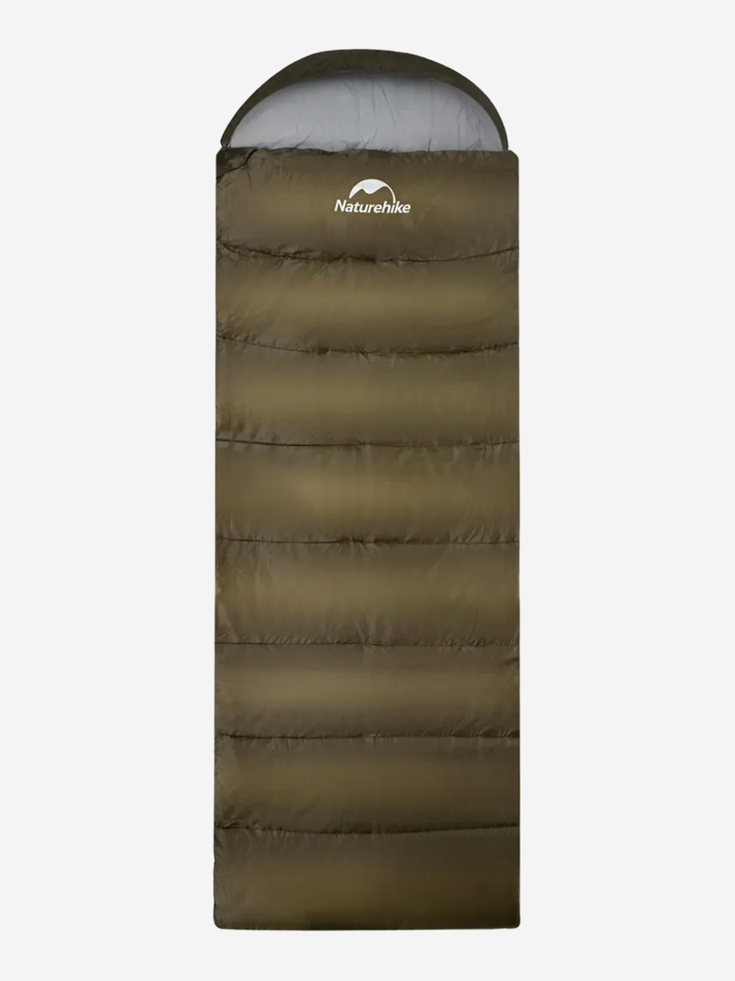 Изображение товара Спальный мешок Naturehike U350S с капюшоном, хаки, Зеленый/хаки