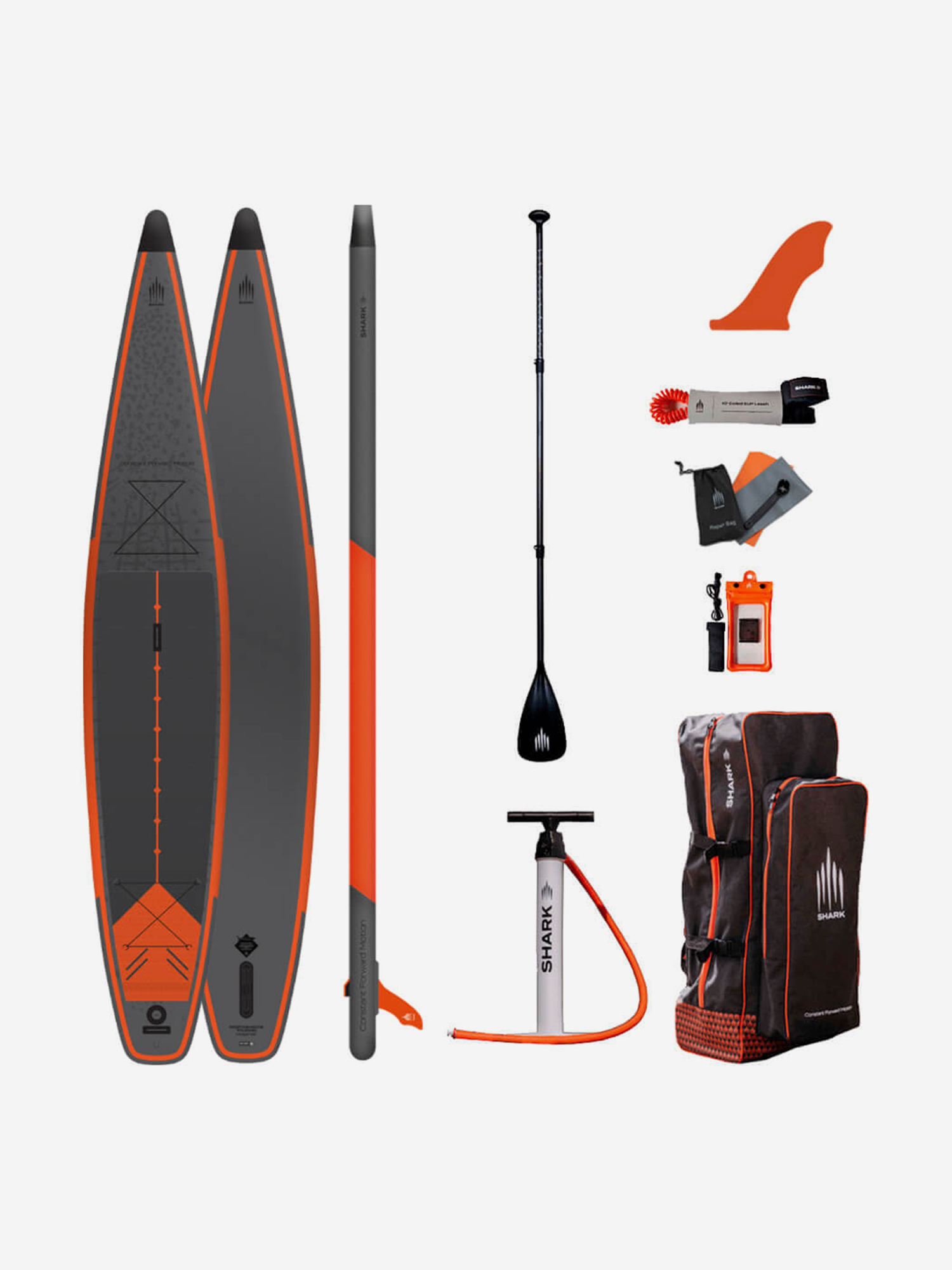 

Доска SUP надувная комплект Shark Touring PRO 14'x29", Белый