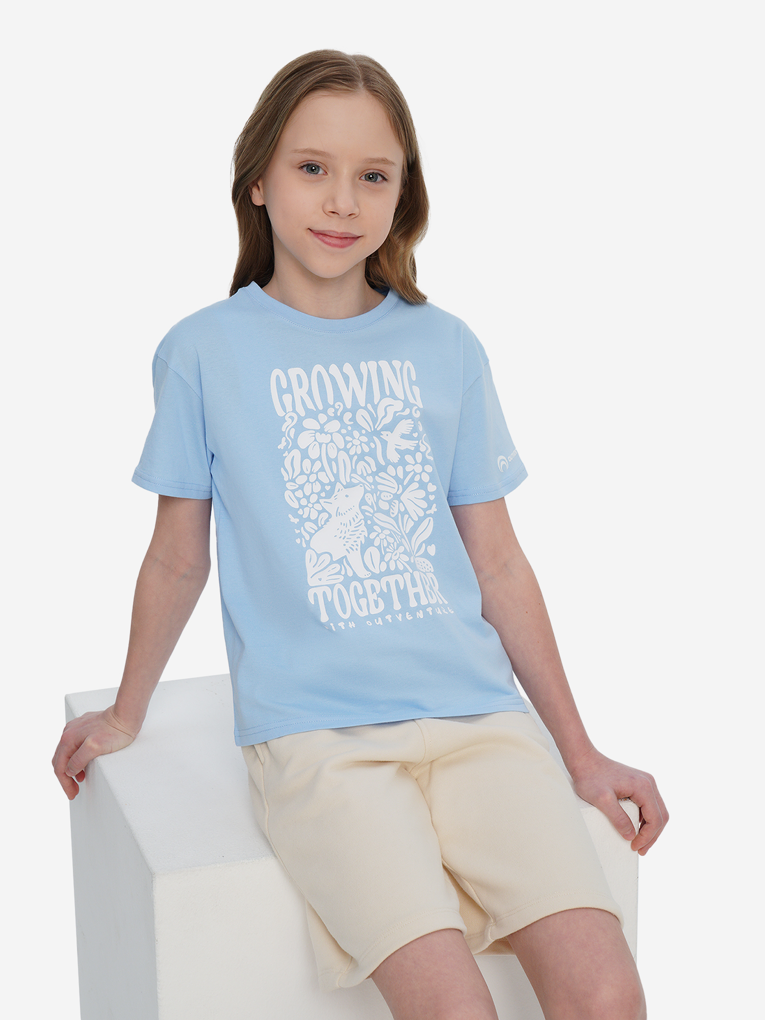 

Футболка для девочек Outventure, Голубой