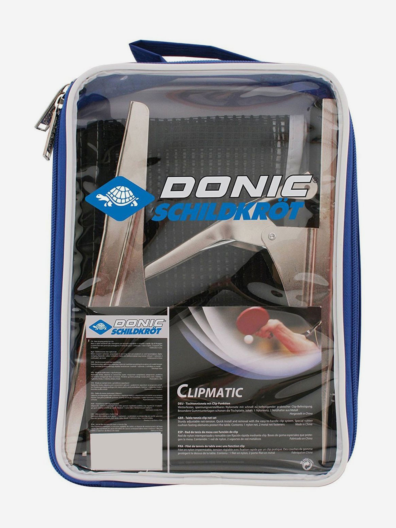 

Сетка н/т DONIC CLIPMATIC в комплекте, Черный