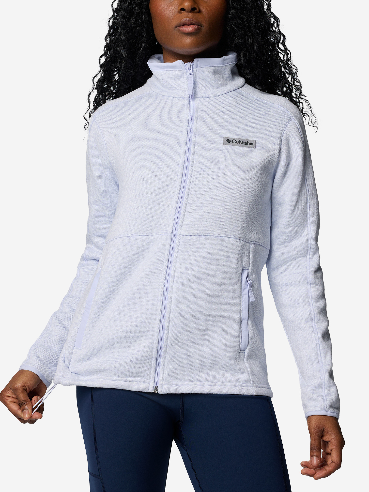 Джемпер флисовый женский Columbia Sweater Weather Full Zip II, Голубой 2085721CLB-581, размер 42 - фото 6