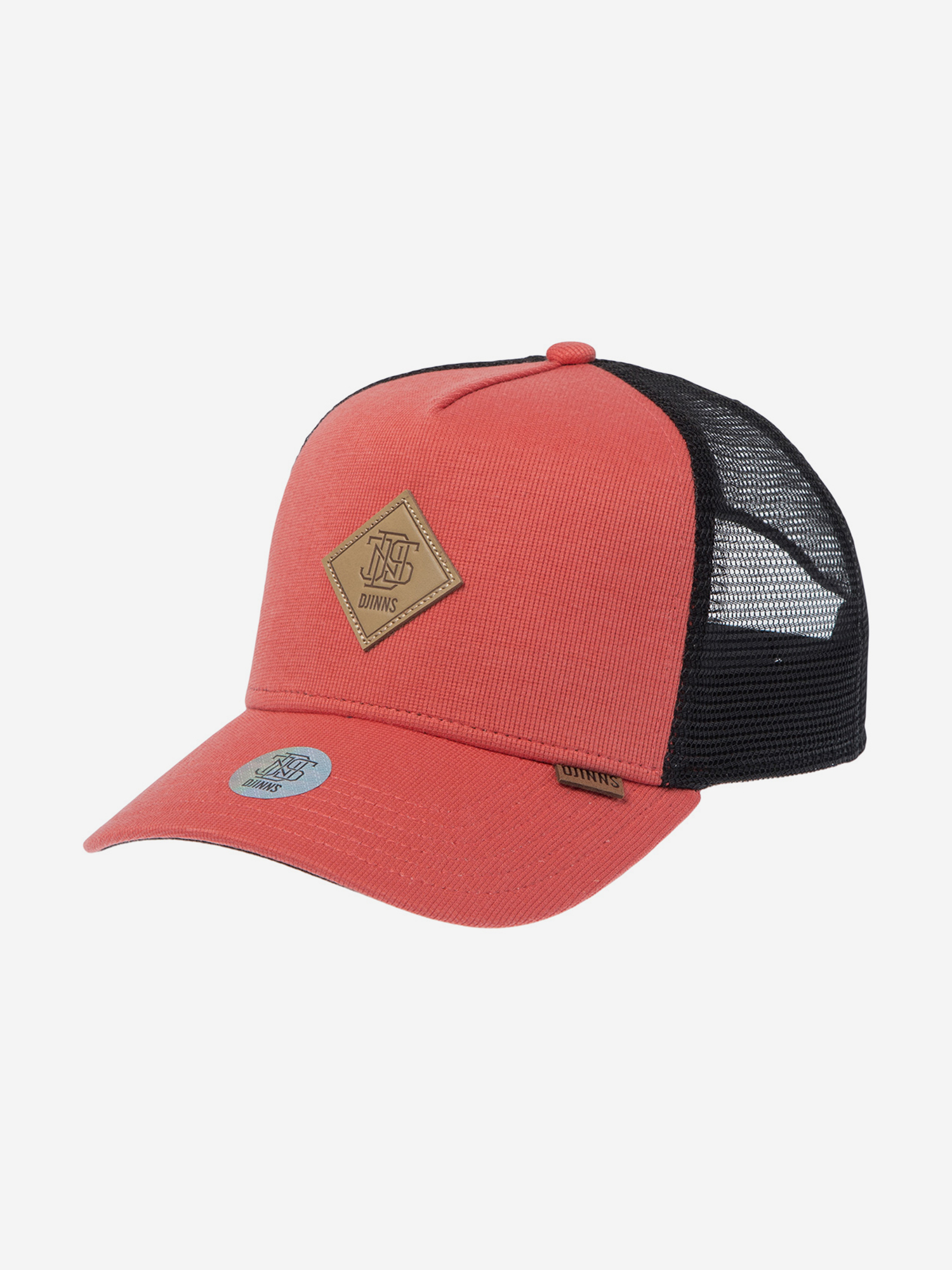 Изображение товара Бейсболка с сеточкой DJINNS HFT Cotton Knit красная унисекс всесезонная