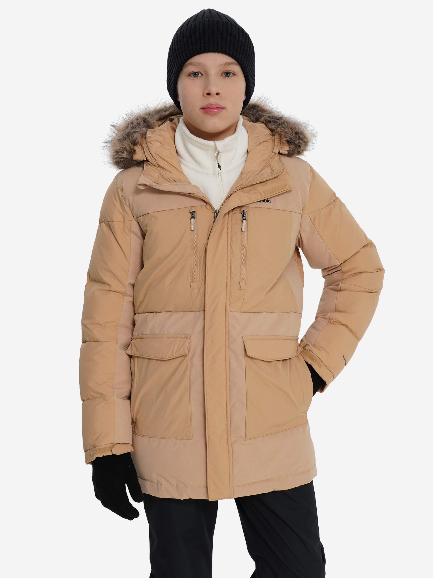 

Куртка утепленная для мальчиков Columbia Marquam Peak Fusion II Parka, Желтый