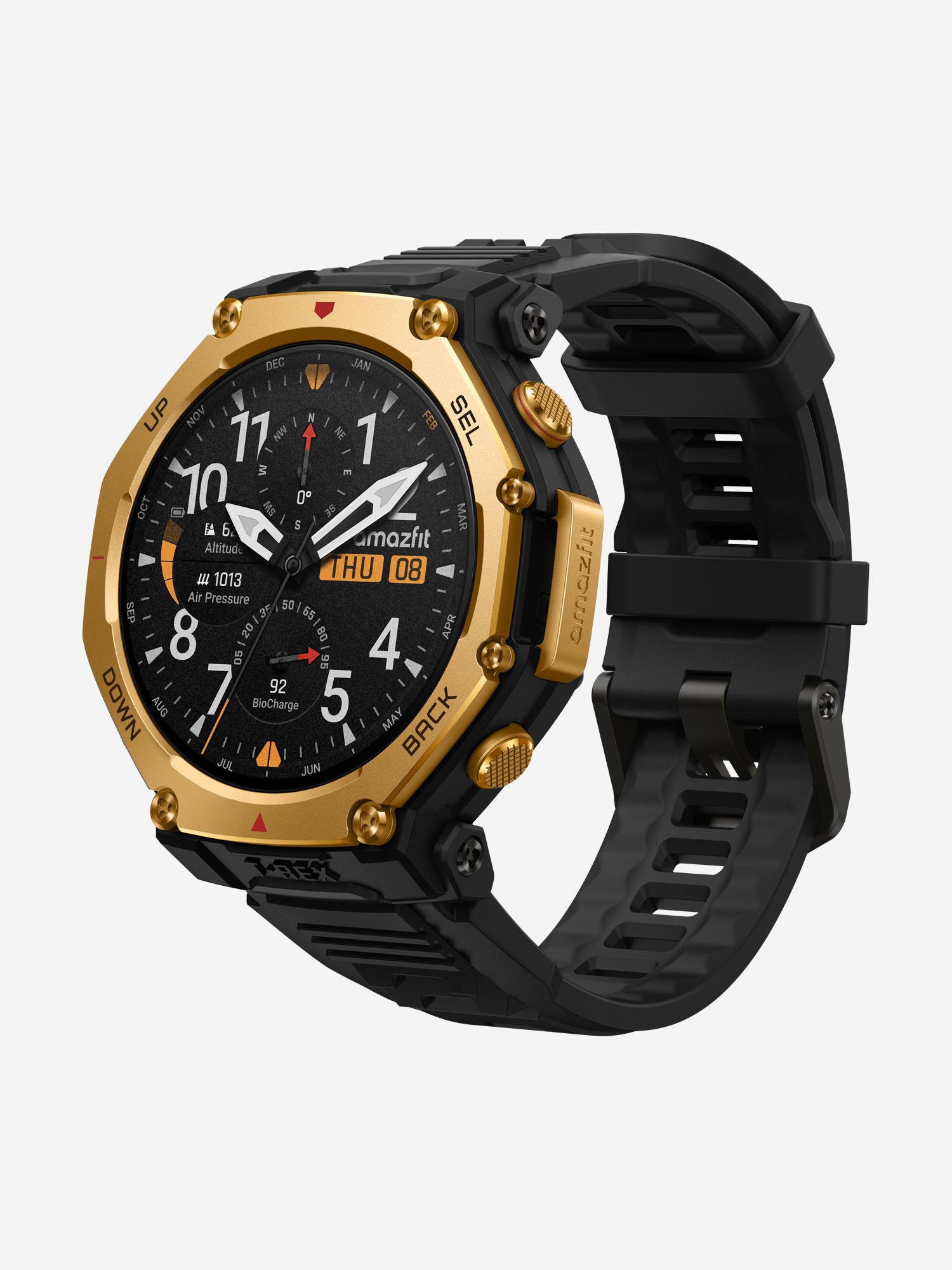 Изображение товара Умные часы Amazfit A2444 T-Rex 3 Pro Black Gold 48mm