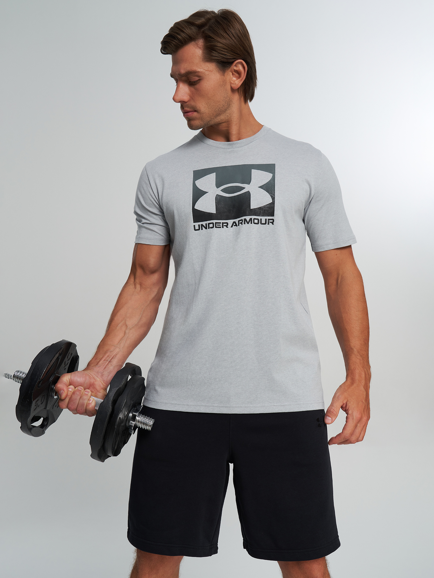 Футболка Under Armour Boxed Sports Updated, серый, арт. 1386793U0F-011