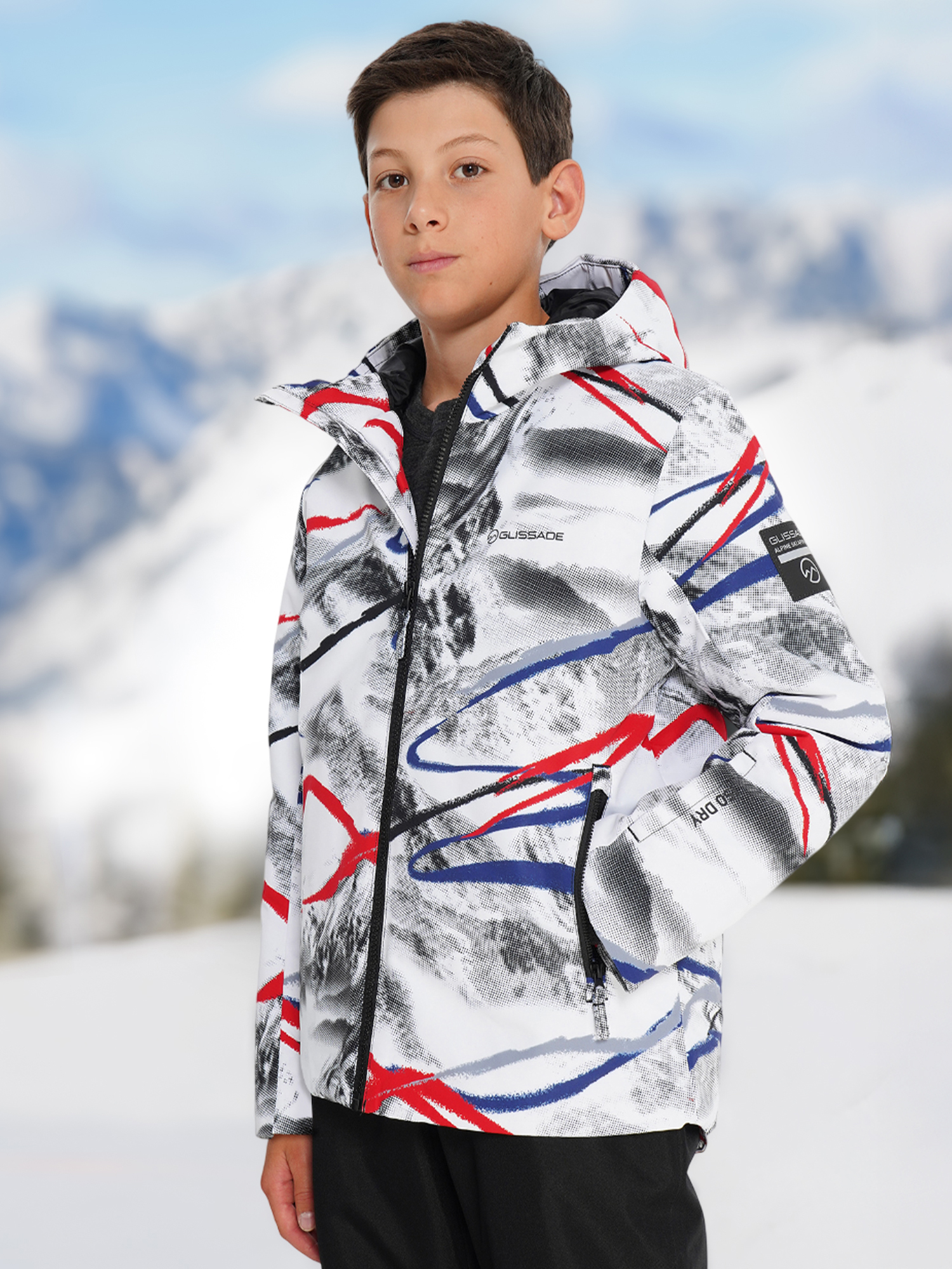 Куртка утепленная для мальчиков Glissade, серый, арт. 29797