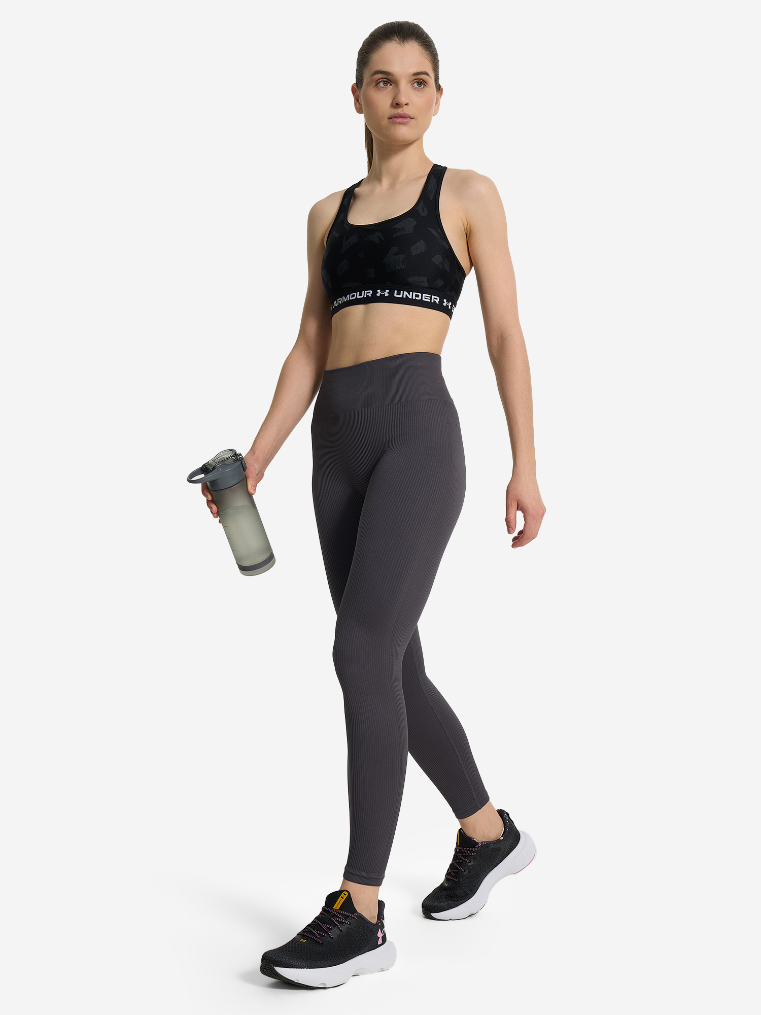 фото Топ бра спортивный under armour, черный