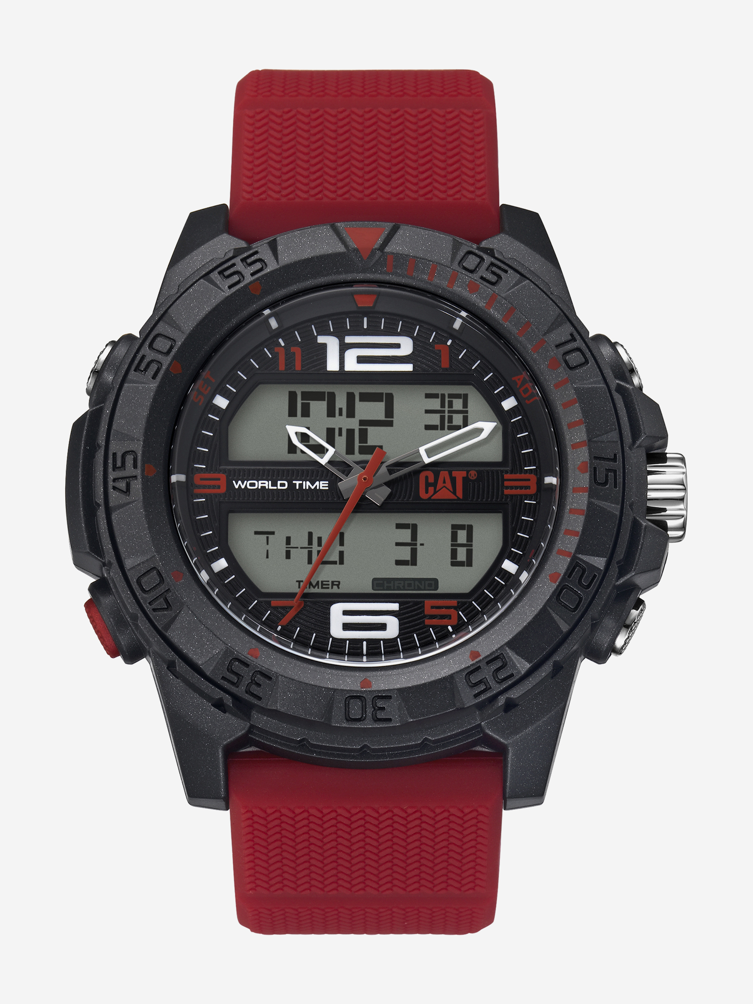 Изображение товара Мужские часы CAT Ana-digit iii MC.155.28.138 кварцевые водонепроницаемые