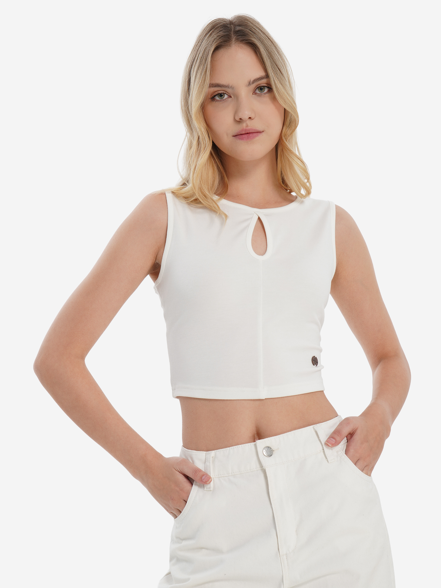 Изображение товара Женская майка Cordillero облегающий короткий крой для активного отдыха