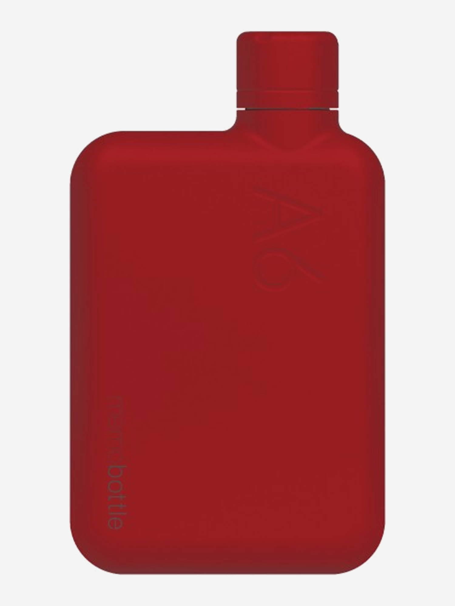 Изображение товара Бутылка Memobottle A6 из нержавеющей стали, красная, 17х15х4 см