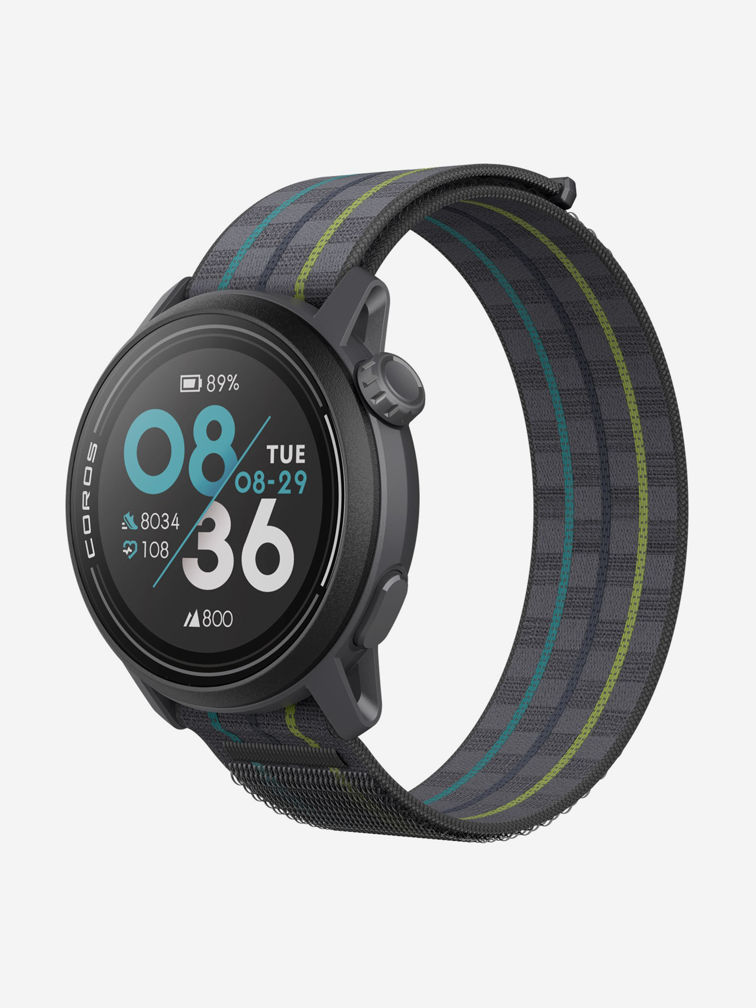 

Спортивные смарт GPS часы COROS PACE 3, Black, с нейлоновым ремешком, Черный