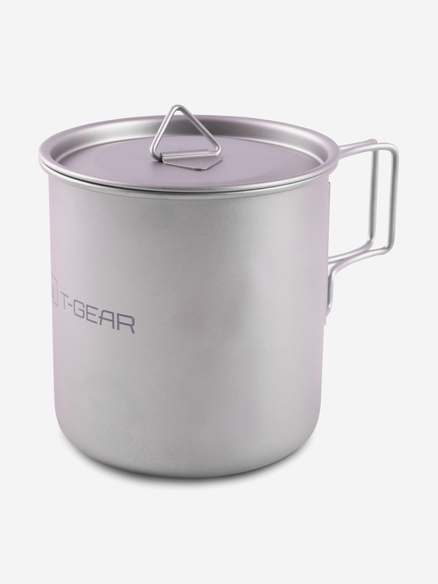 

Кружкa с крышкой титановая T-Gear Titanium Mug With Lid 500, Серый
