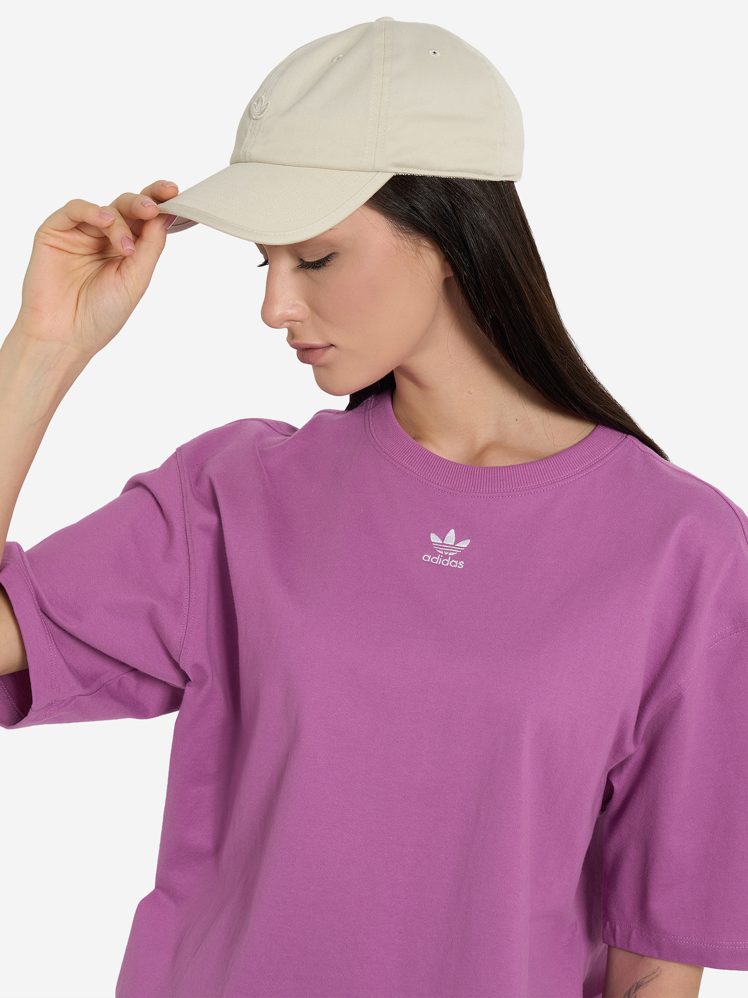 фото Бейсболка adidas pe dad, бежевый