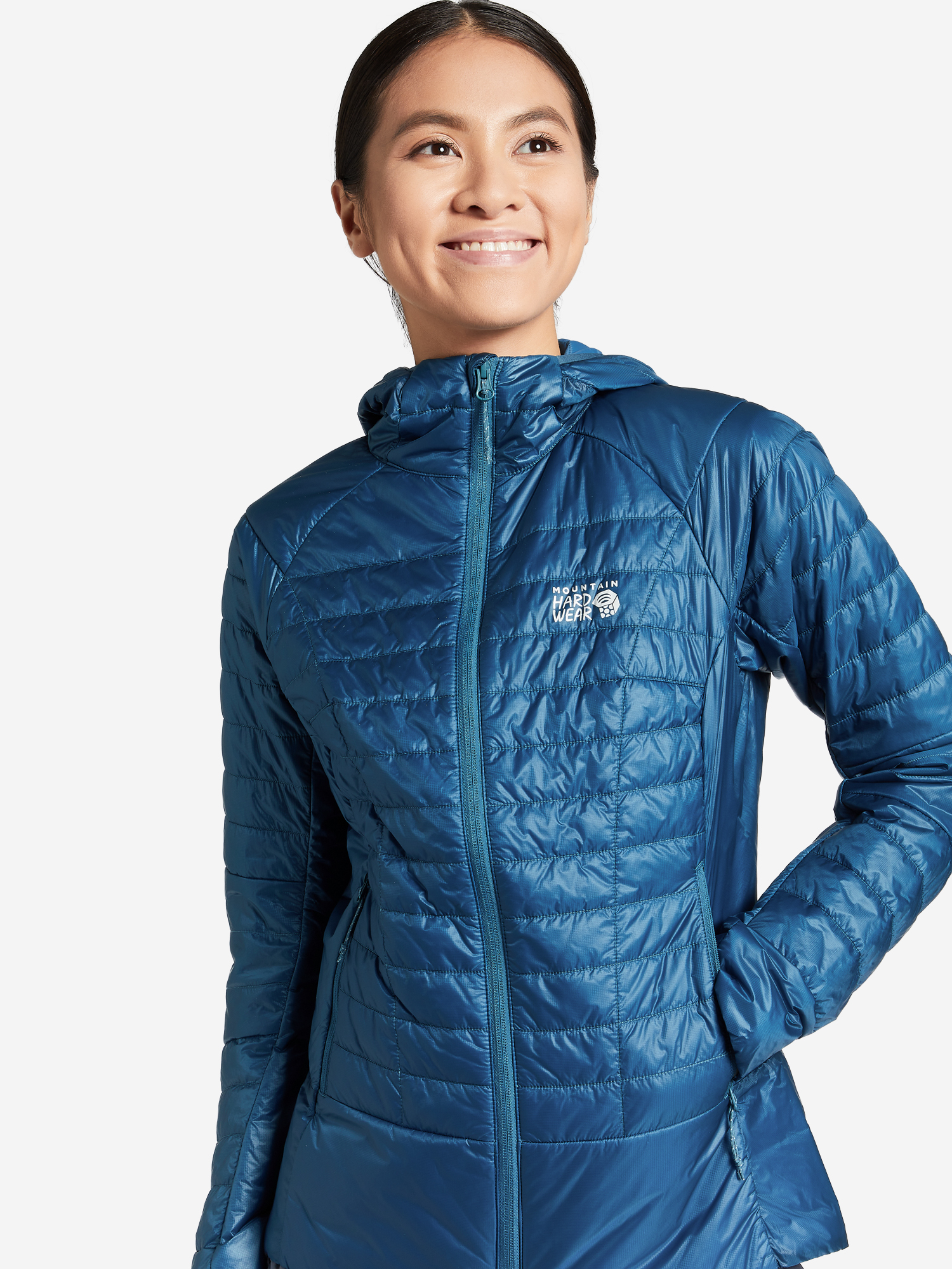 

Куртка утепленная женская Mountain Hardwear Ghost Shadow™ Hoody, Синий