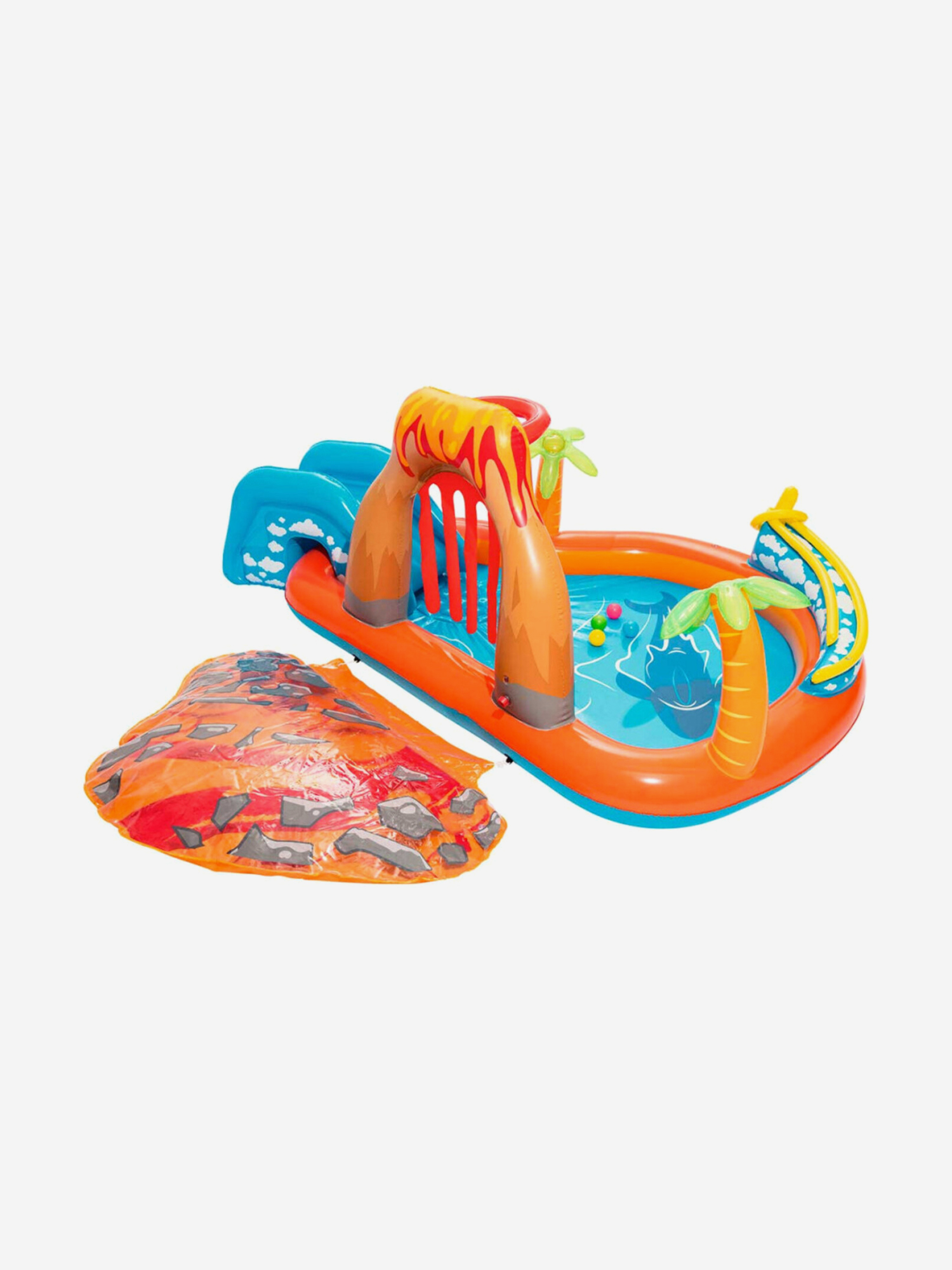 Изображение товара Игровой центр BestWay 53069 Лагуна Надувной бассейн 265х265х104см для детей и отдыха