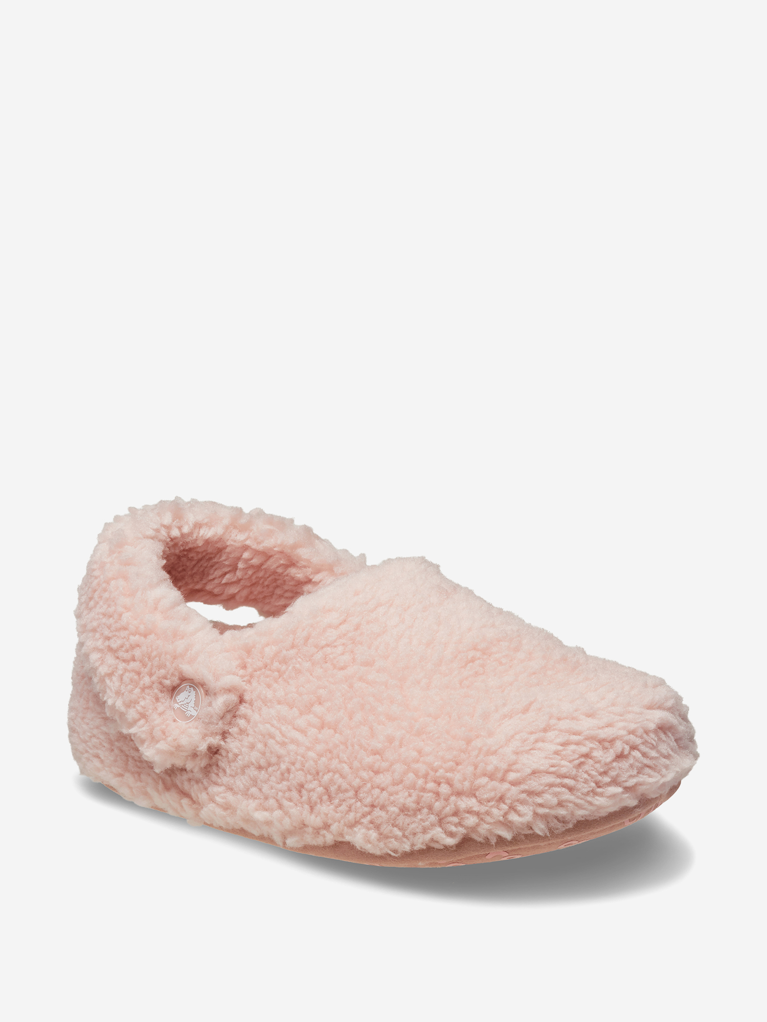 

Клоги для девочек Crocs Classic Cozzzy Slipper K, Розовый