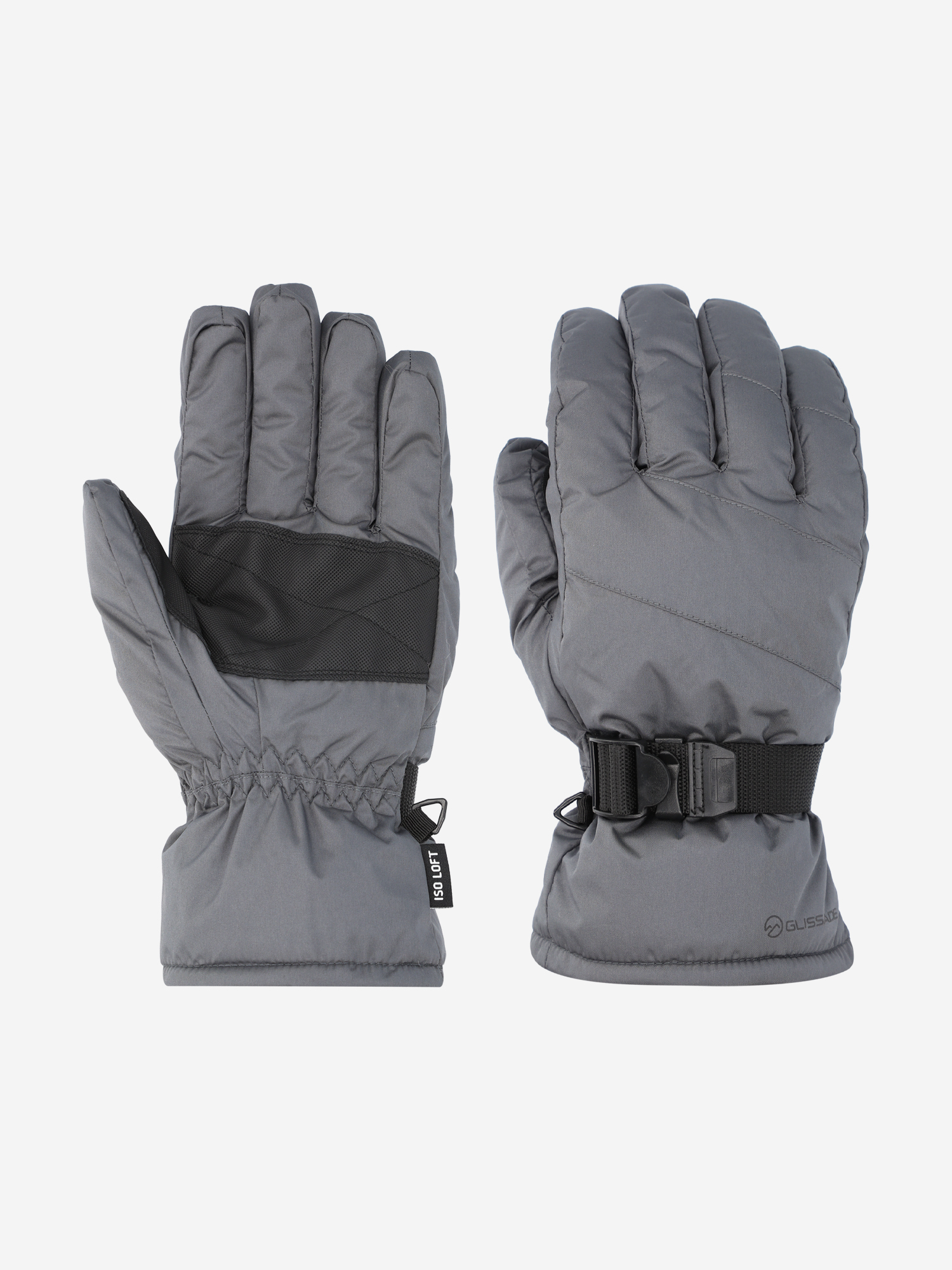 

Перчатки мужские Glissade, Серый